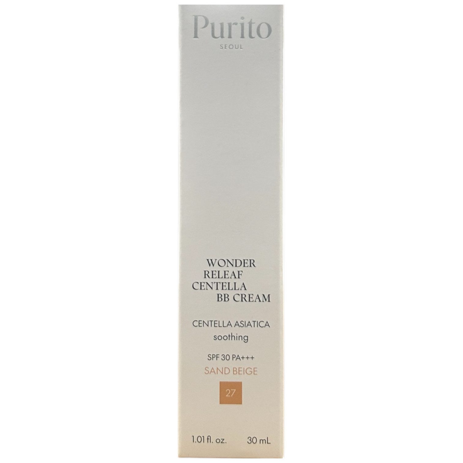 Purito Getönte Gesichtscreme Seoul Wonder Releaf Centella BB Cream SPF30 PA+++ - #27 Sand Be