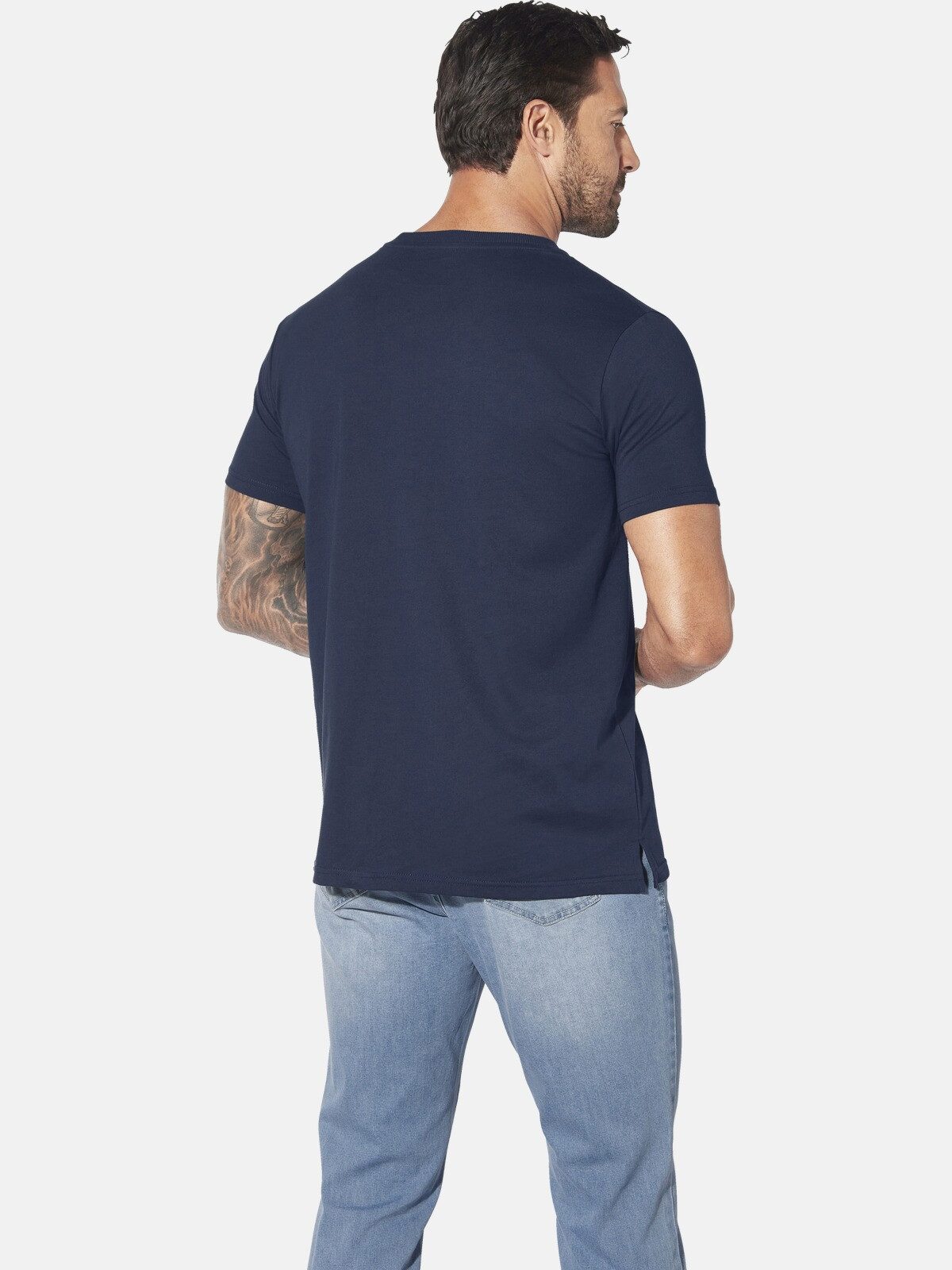 Jan Vanderstorm T-Shirt ARNOHELD mit großem Print günstig online kaufen