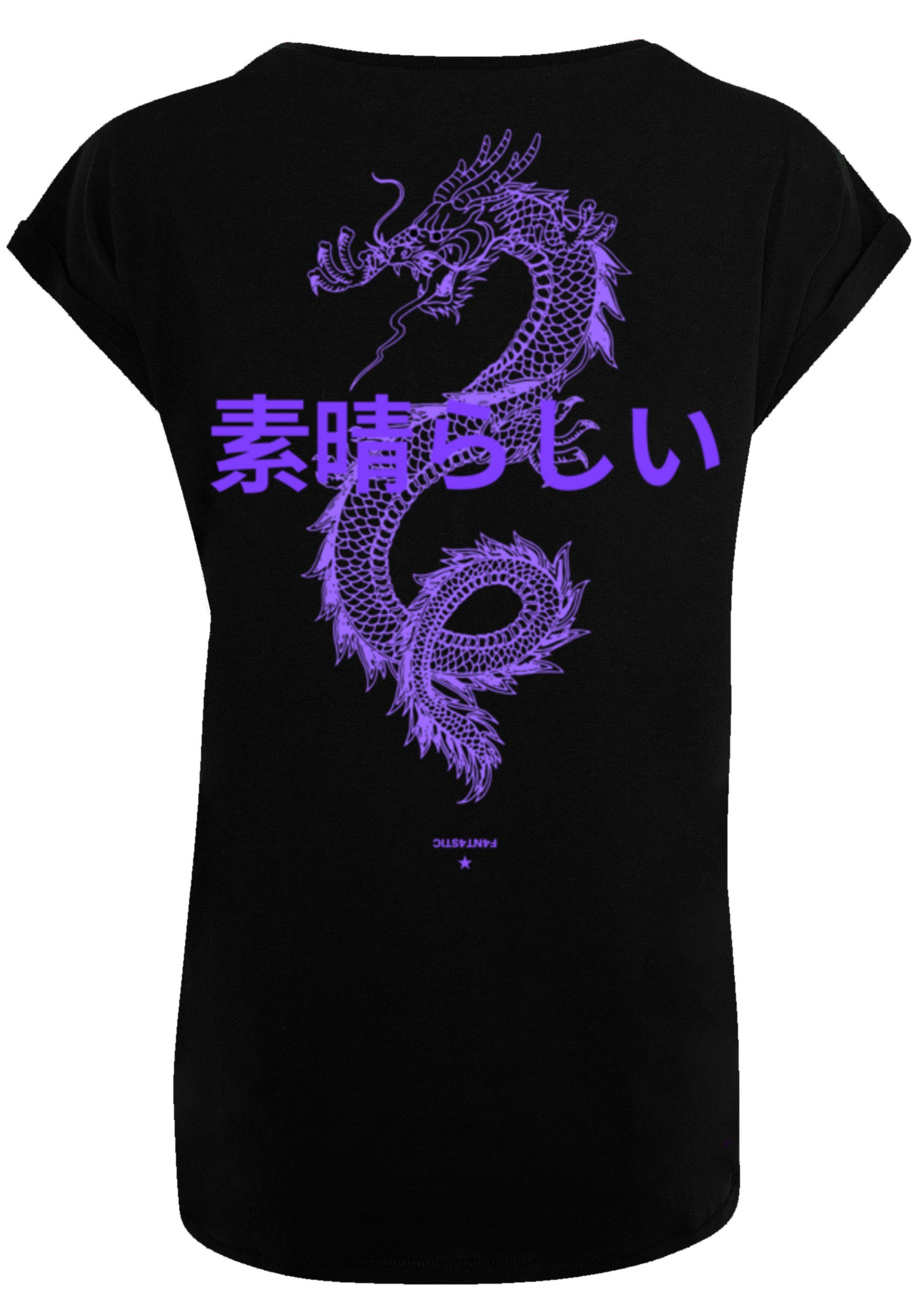 F4NT4STIC T-Shirt PLUS SIZE Dragon trägt Print, ist Das Drache und Japan Model M 170 Größe cm