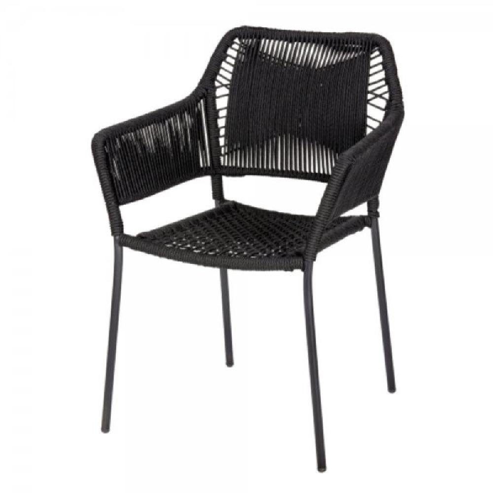 Lambert Gartenlounge-Set Outdoorstuhl Amaya Stahl Schwarz