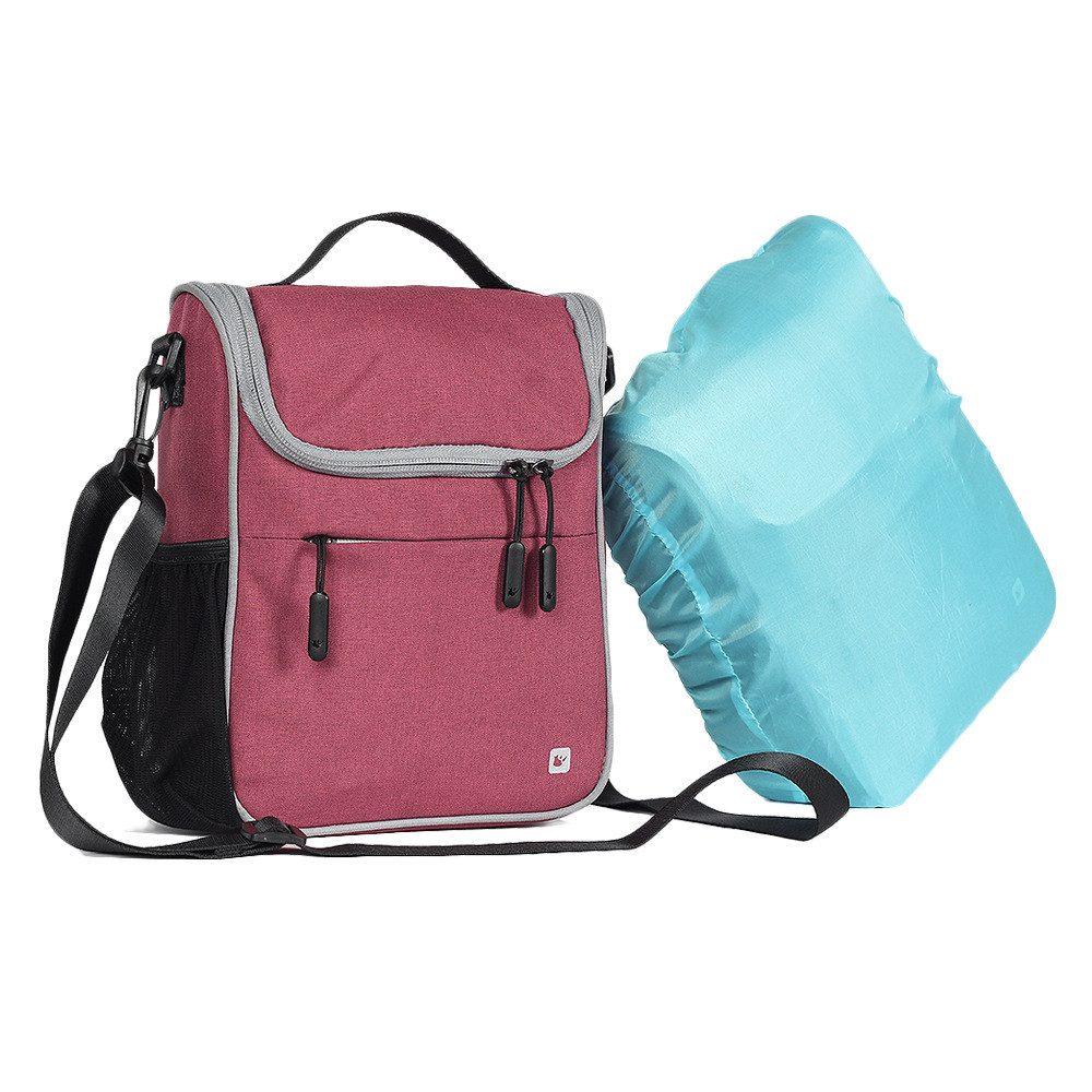 HEYHIPPO Fahrradtasche Fahrrad-Fronttasche, 5 l großes, (7,5*3,5*9,8 in)19 * 9 * 25 cm, (multifunktionale Vordergrifftasche, Faltrad-Elektro-Fahrradtasche), rutschfester und verschleißfester Befestigungsgurt, Regenschutz