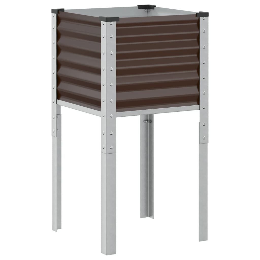 vidaXL Blumentopf Pflanzkübel Braun 45x45x88 cm günstig online kaufen
