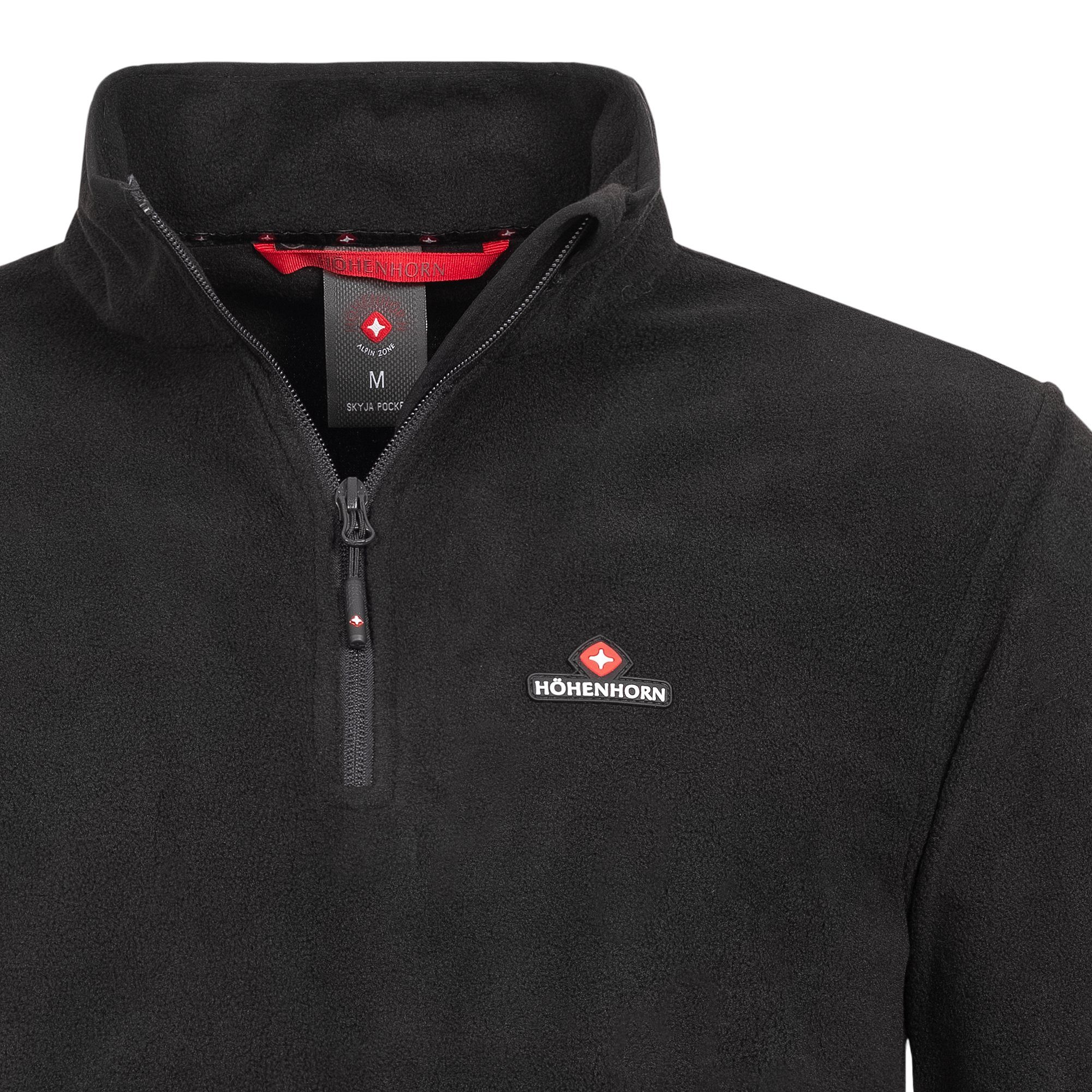 Höhenhorn Fleecepullover Skyja Herren Fleece Pullover für Männer Sweatshirt 1/4 Zip Microfleece