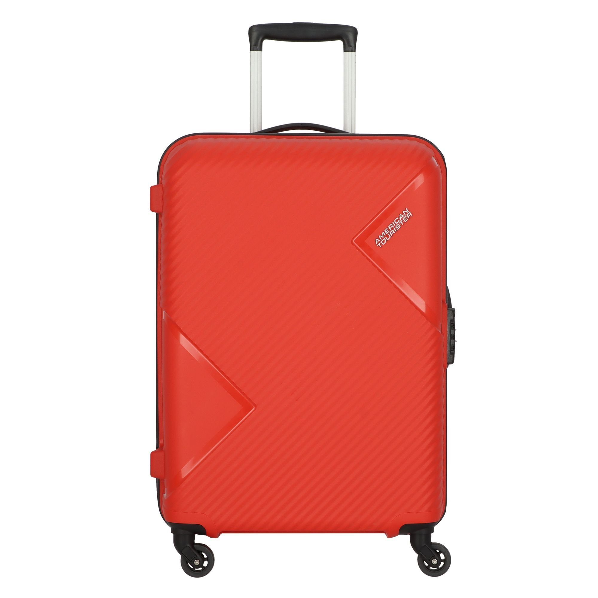 American Tourister® Hartschalen-Trolley at zakk, 4 Rollen, Polypropylen red