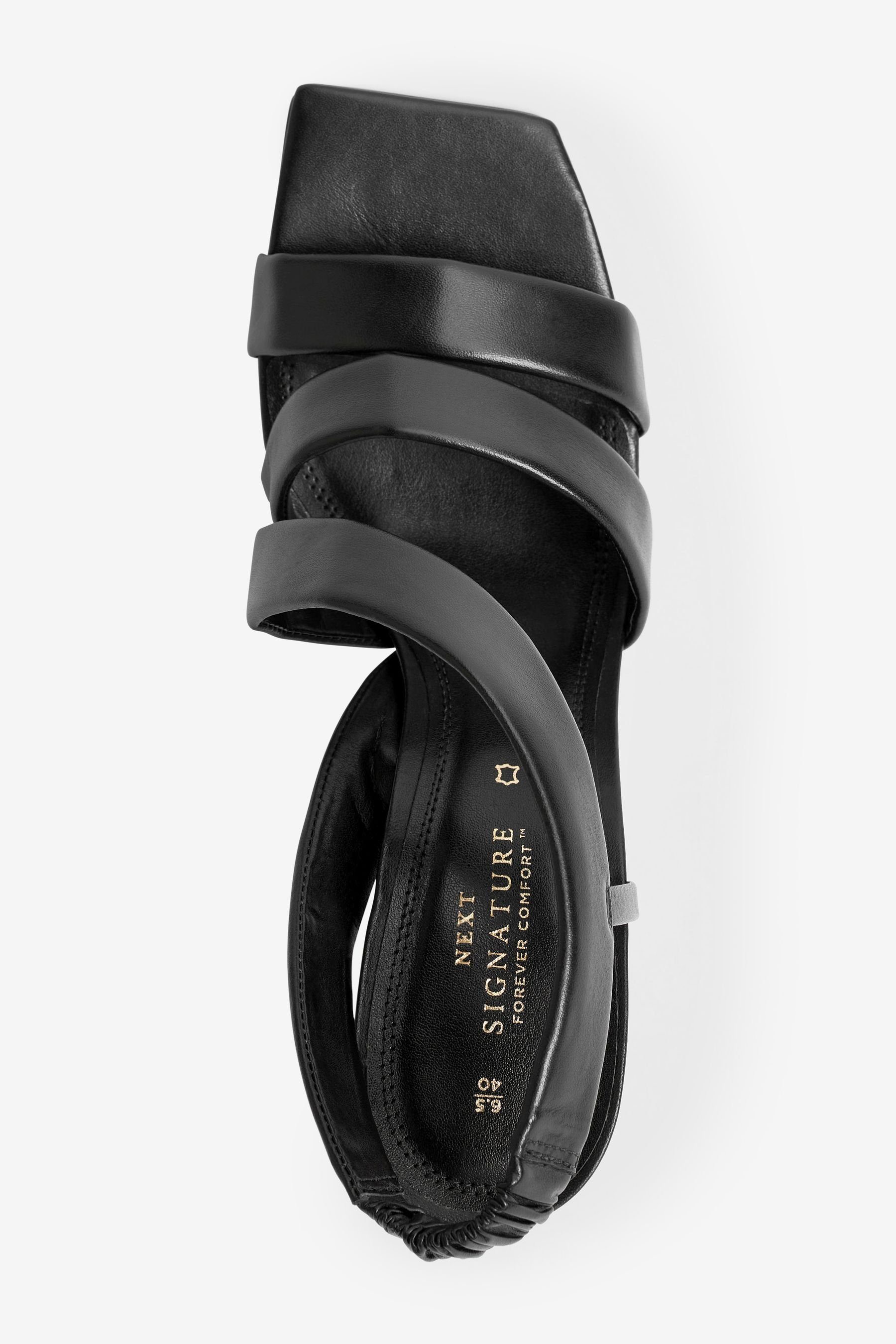 Sandalette Black Next Signature (1-tlg) Riemen mit asymmetrischem Sandale