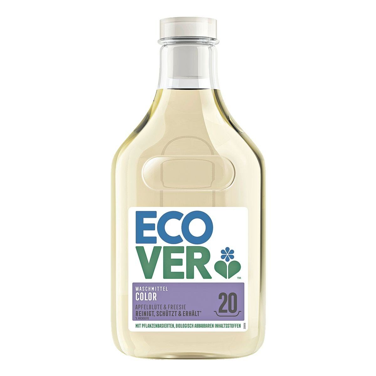 Ecover Apfelblüte & Inhaltsstoffe (20 Basis) Liter, auf / Freesie WL pflanzlicher 1 Colorwaschmittel