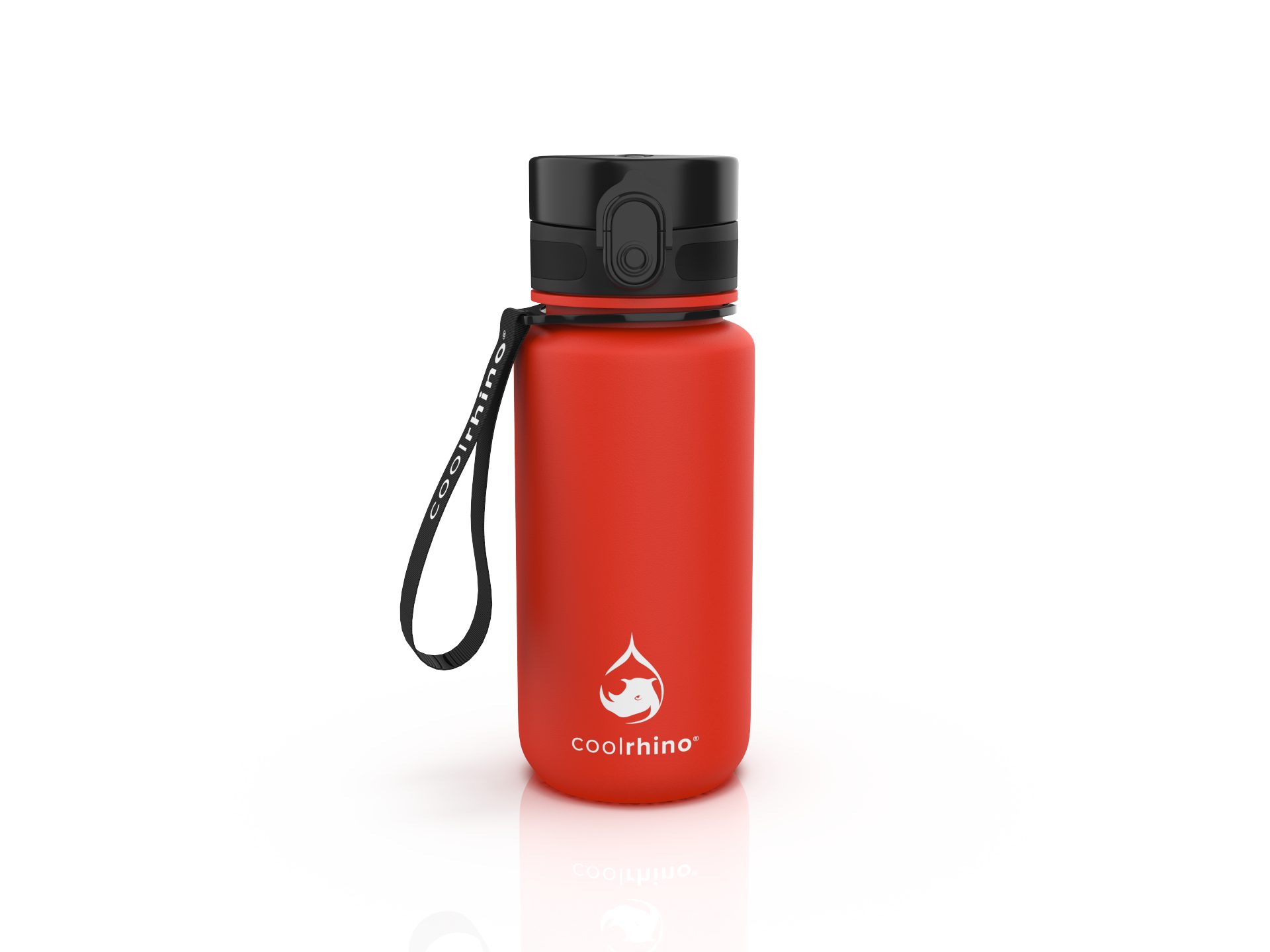 coolrhino Trinkflasche rhinoSport Tritan Sportflasche 350 ml, 650 ml, 1 liter, 1,5 l, Wasserflasche auslaufsicher für Sport, Outdoor, Schule und Fahrrad
