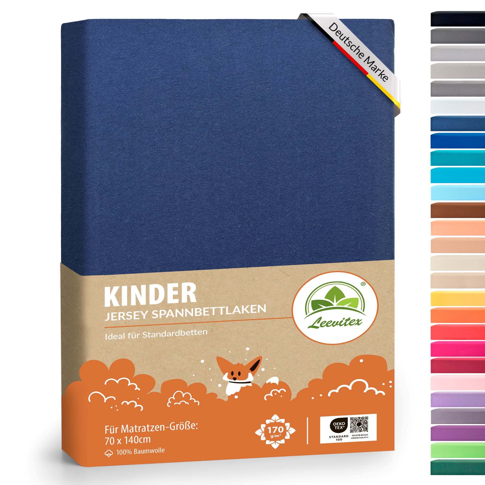 leevitex® Spannbettlaken Spannbettlaken Kinder Spannbettlaken Premium günstig online kaufen