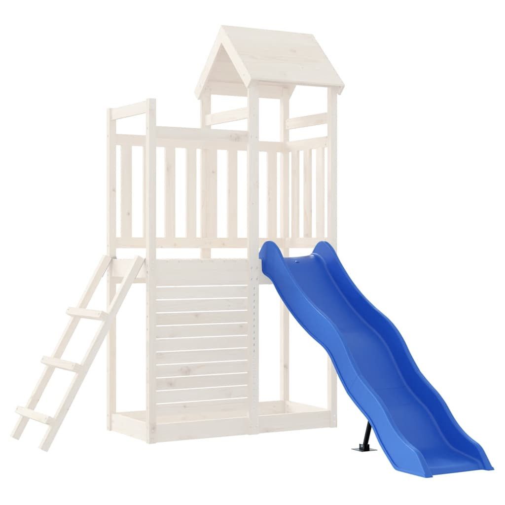 vidaXL Spielturm Kinderrutsche Blau 169x38,5 cm Polypropylen
