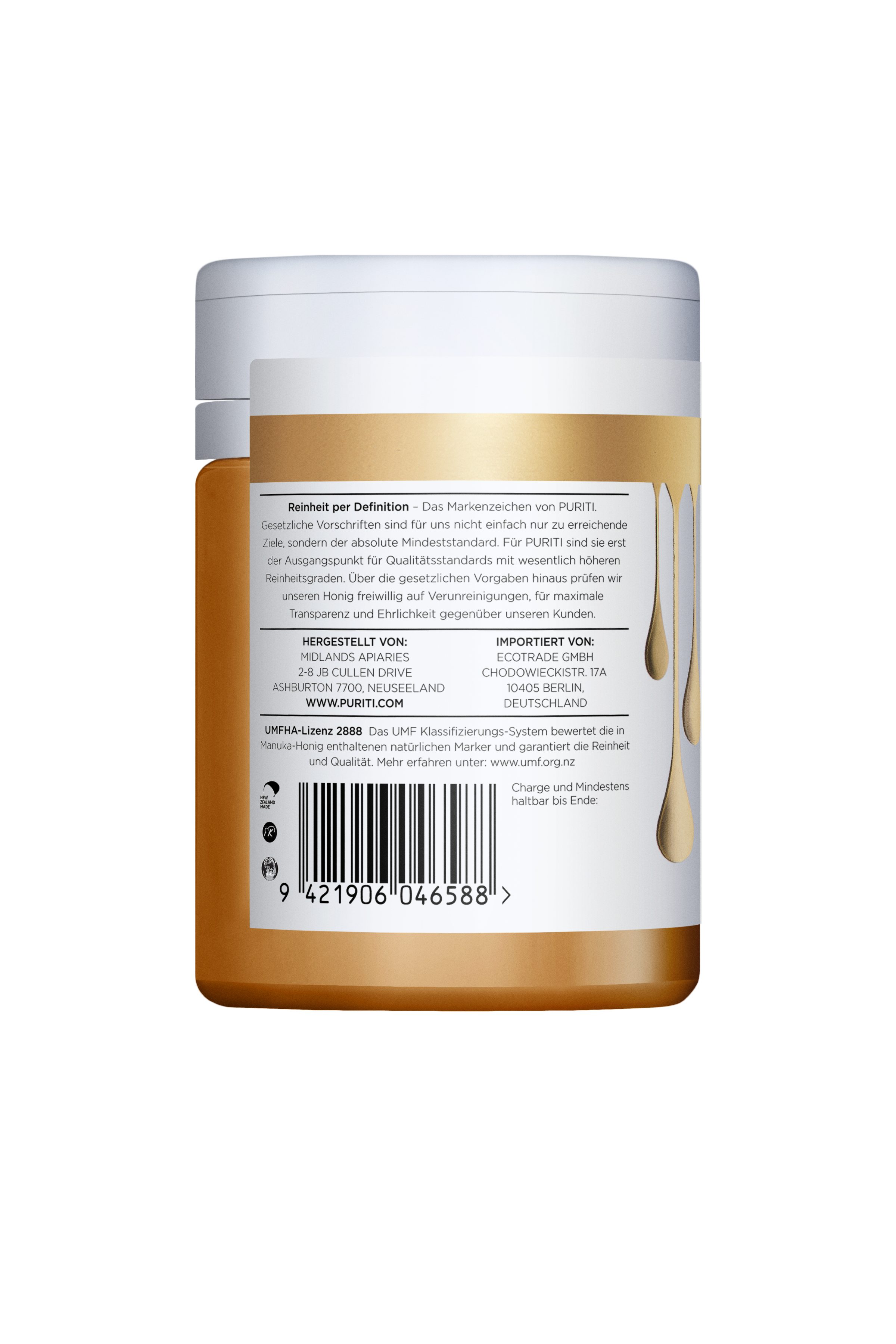 PURITI Honig Manuka-Honig MGO 200+, 250 g, 1 St.
