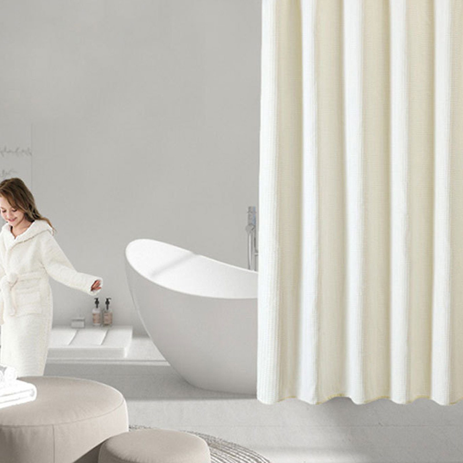 OKWISH Duschvorhang Badezimmer Vorhang Badewannenvorhang Dusche günstig online kaufen