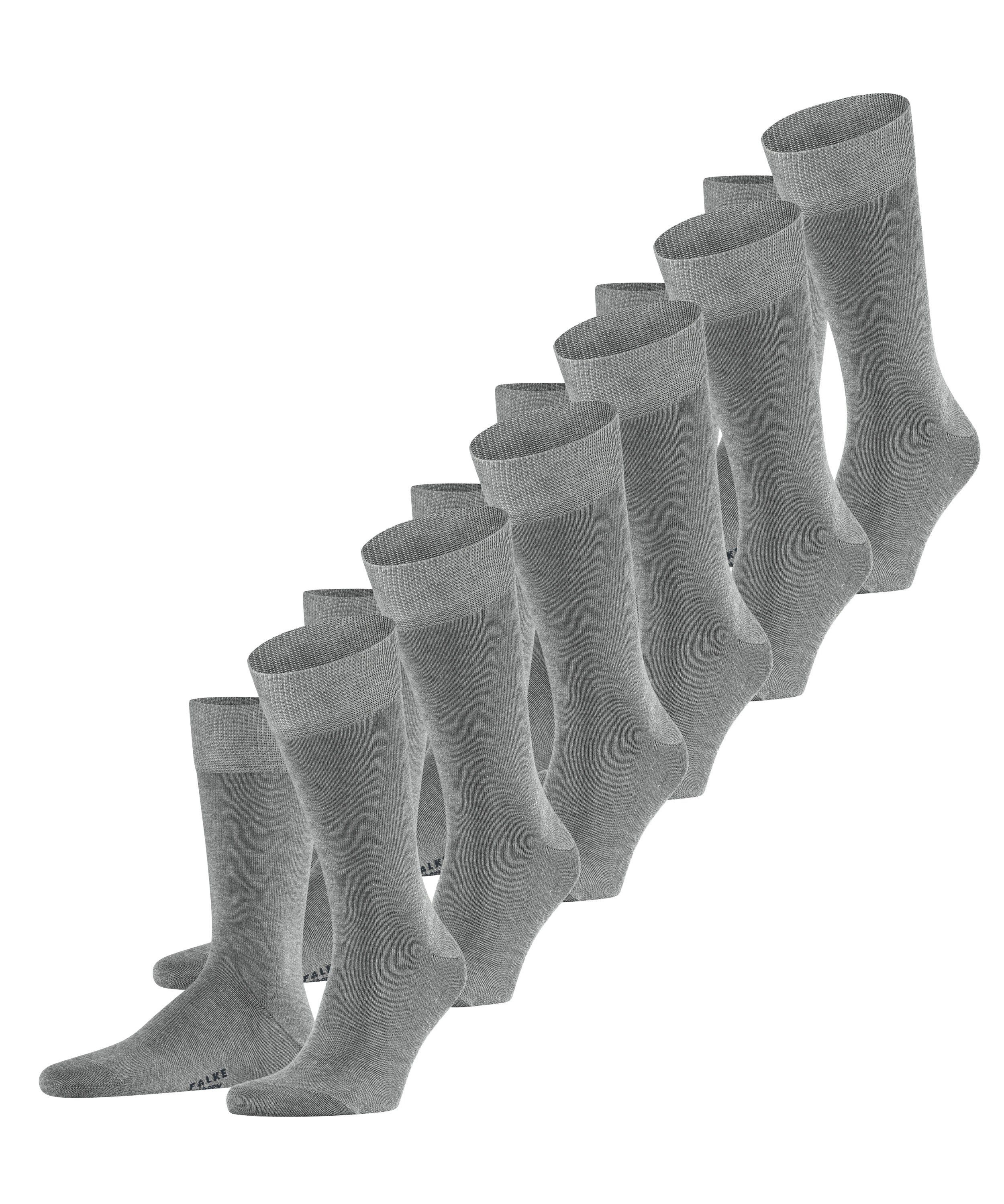 Buchhandlung FALKE Socken Happy 6-Pack (6-Paar) (3390) light greymel