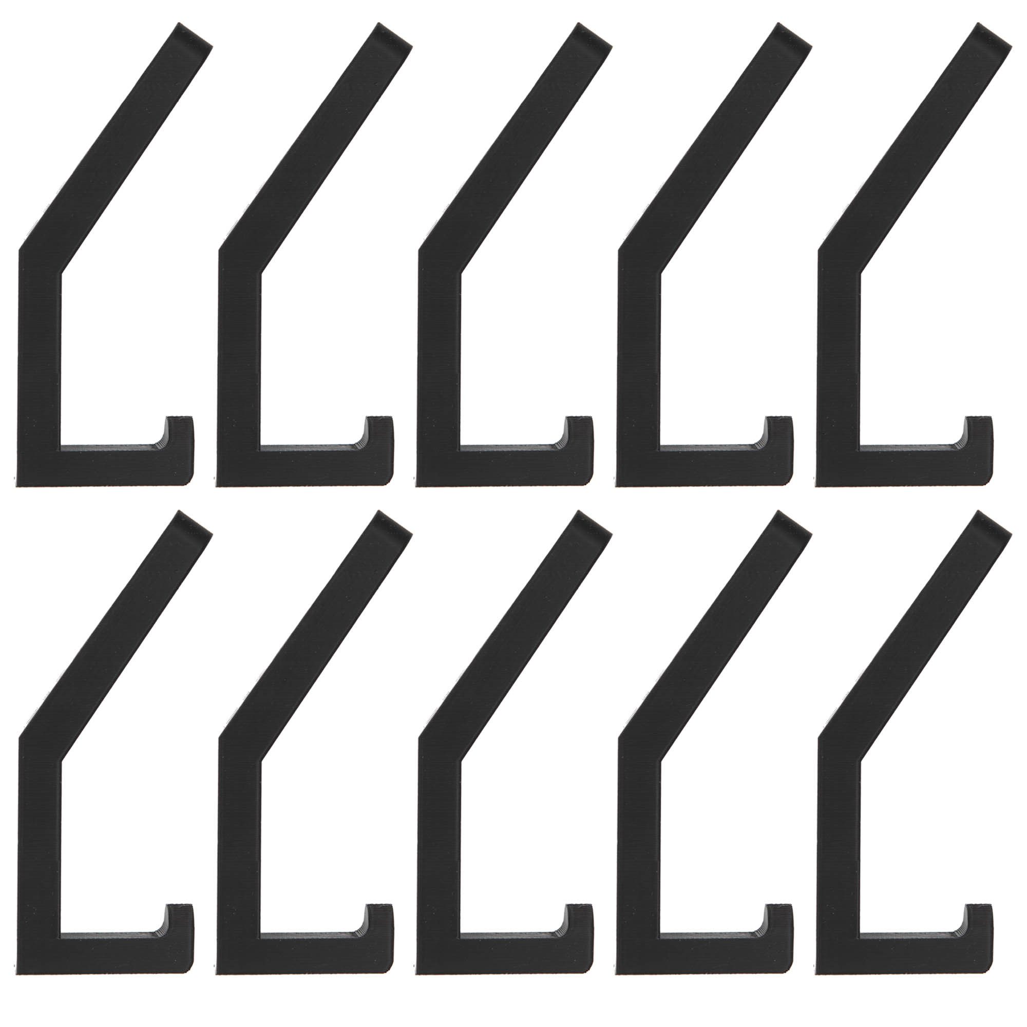 TSB Werk Kleiderhaken Kleiderhaken Garderobenhaken Akustik Paneele, (10-St) günstig online kaufen