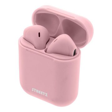 STREETZ TWS Bluetooth In-Ear Kopfhörer Mikrofon 4 Std Spielzeit Kopfhörer (integriertes Mikrofon, Bluetooth, In-Ear mit Freisprechfunktion inkl. 5 Jahre Herstellergarantie)