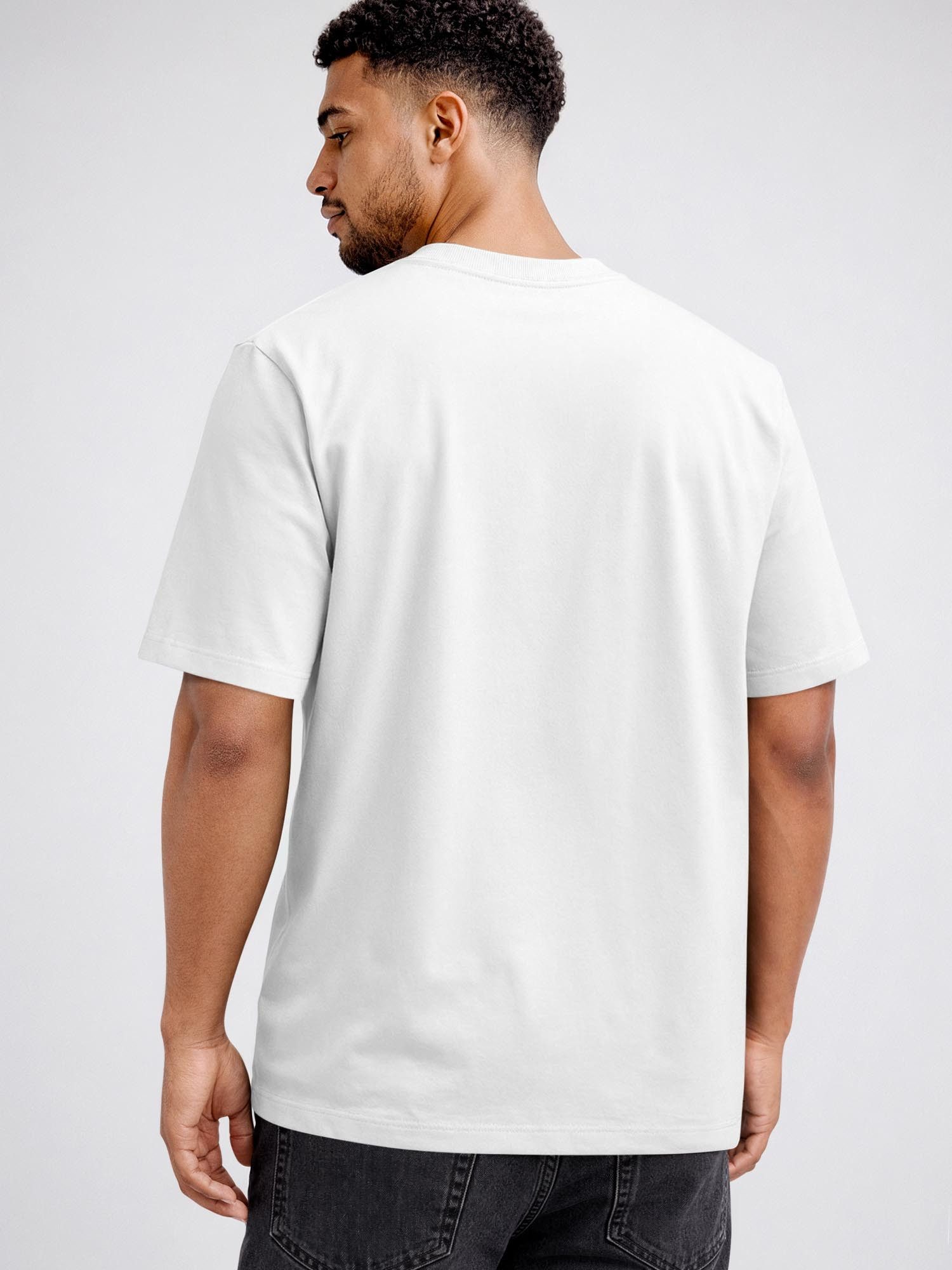 Neverless Oversize-Shirt Herren T-Shirt - Berge Design - Wanderbär - Relaxed Fit Printshirt mit Print – Bild 4 von 4