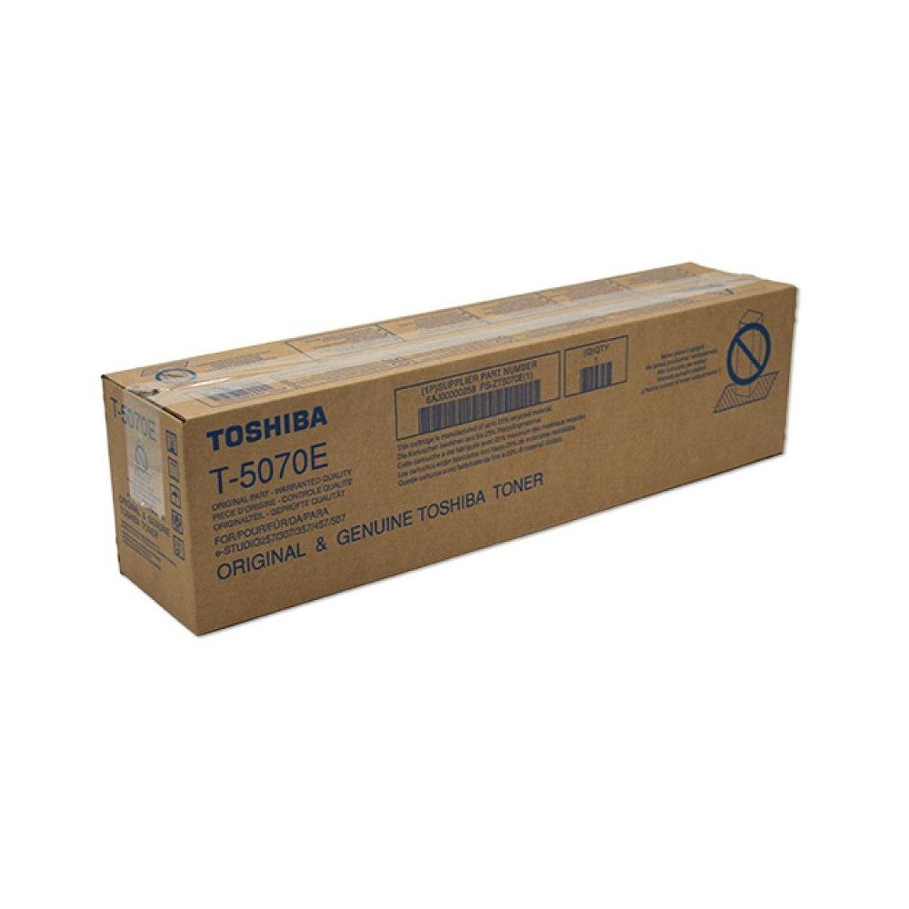 Toshiba Tonerpatrone Toshiba Toner T-5070E Schwarz für e-STUDIO Drucker., (Tonerpatrone für e-STUDIO 257, 307, 357, 457, 507), Original Toshiba Tonerpatrone