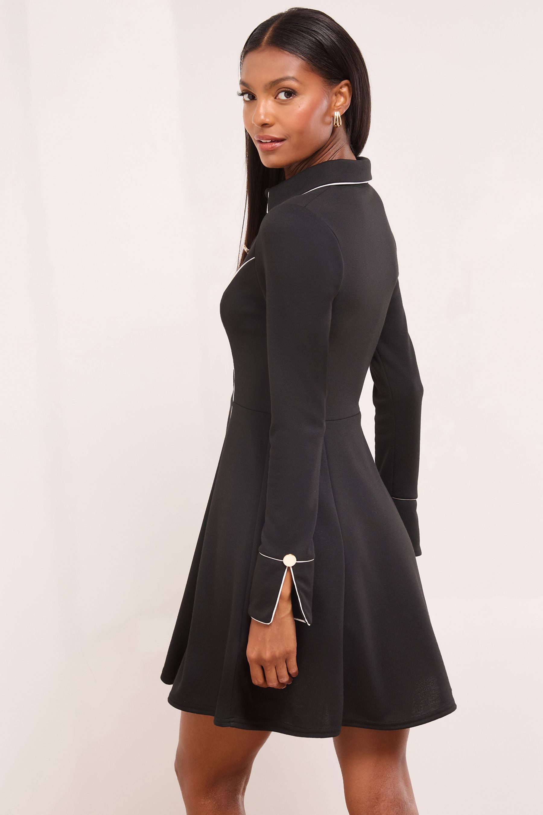 LIPSY Minikleid Lipsy Langärmeliges Mini-Hemdkleid (1-tlg) günstig online kaufen