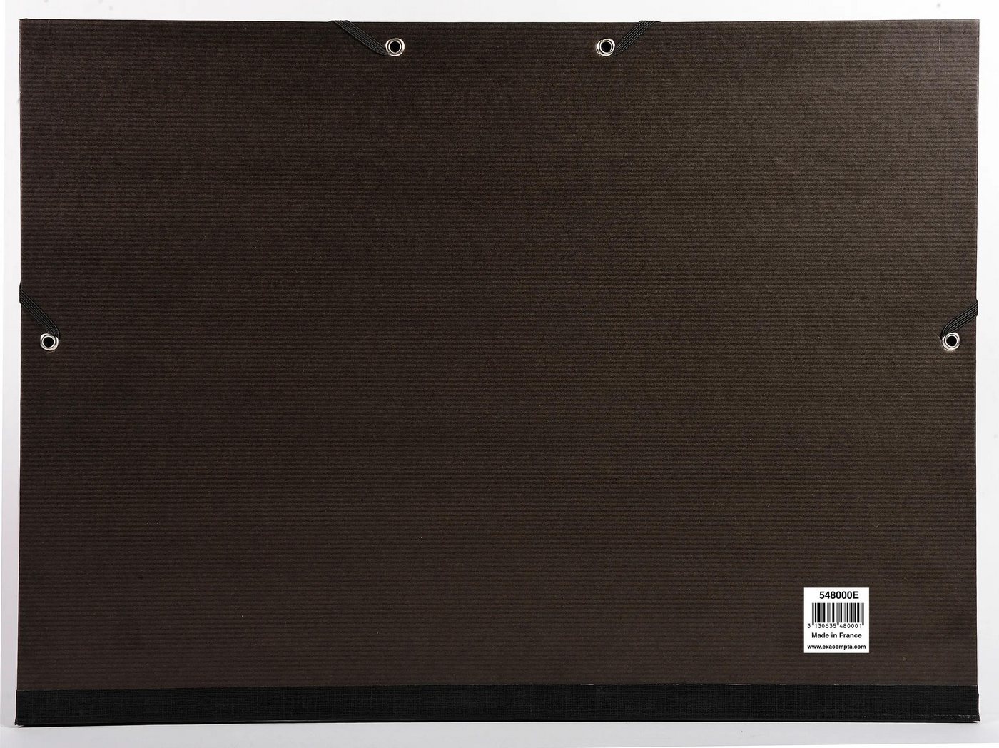 Thumbnail - EXACOMPTA Schreibmappe 10x Zeichenmappe + Gummizug A3 Kraft schwarz 32x45cm Schwarz 548000E, Zeichenmappen mit Gummizüge