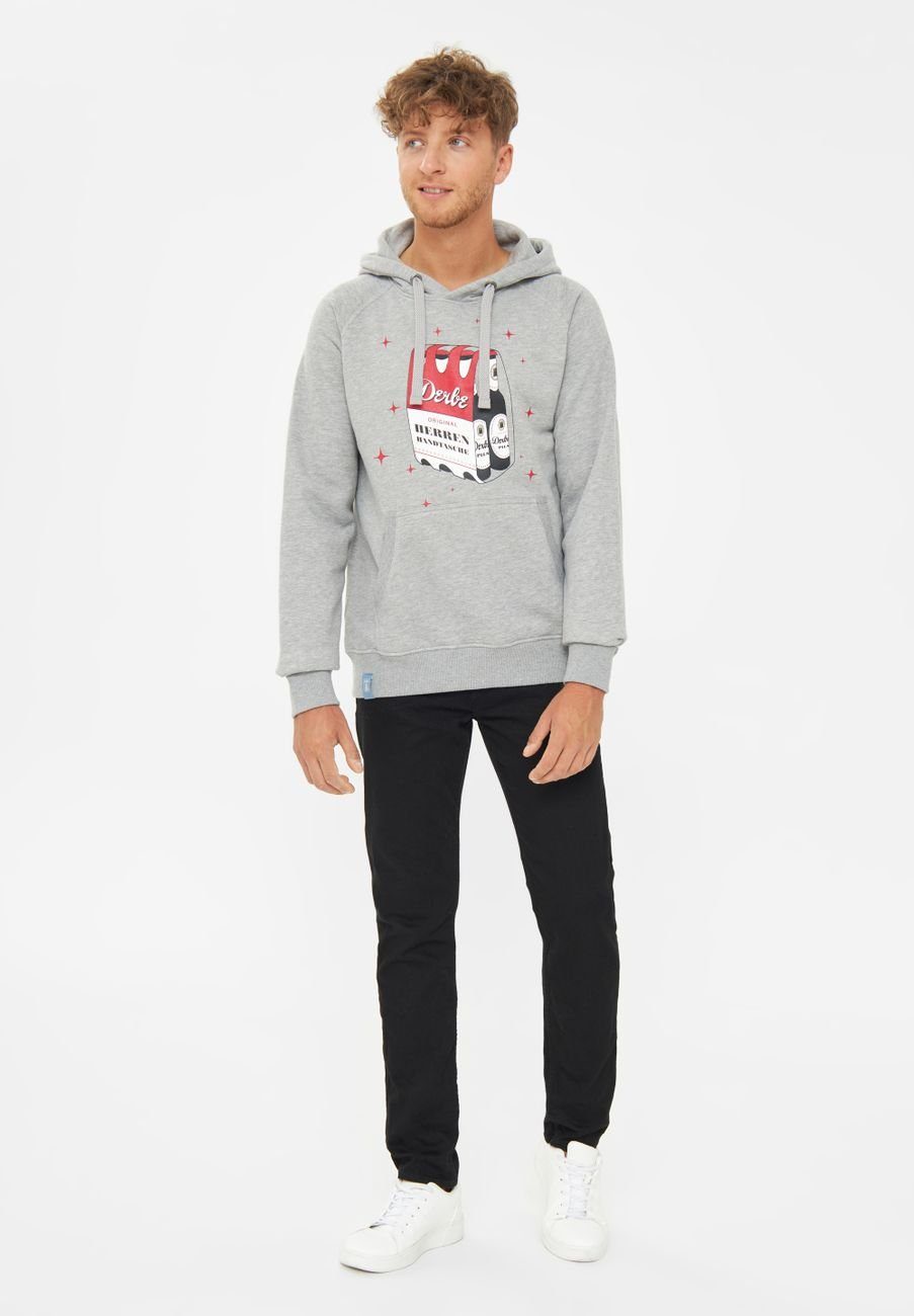 Derbe Hoodie Herrenhandtasche Rot-Weiß Herren Hoodie (1-tlg)