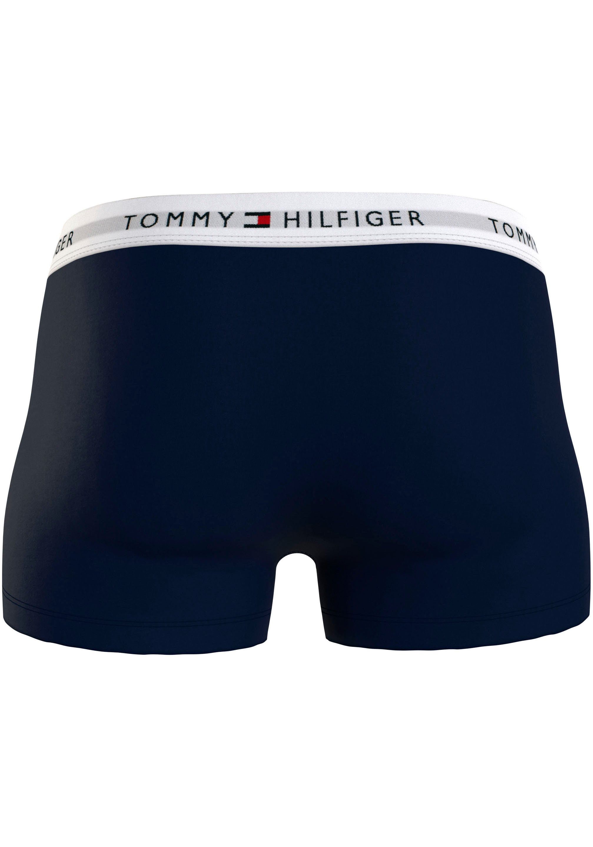 Hilfiger (Packung, Underwear 5er-Pack) 5-St., Trunk TRUNK Logo-Elastikbund mit Tommy 5P