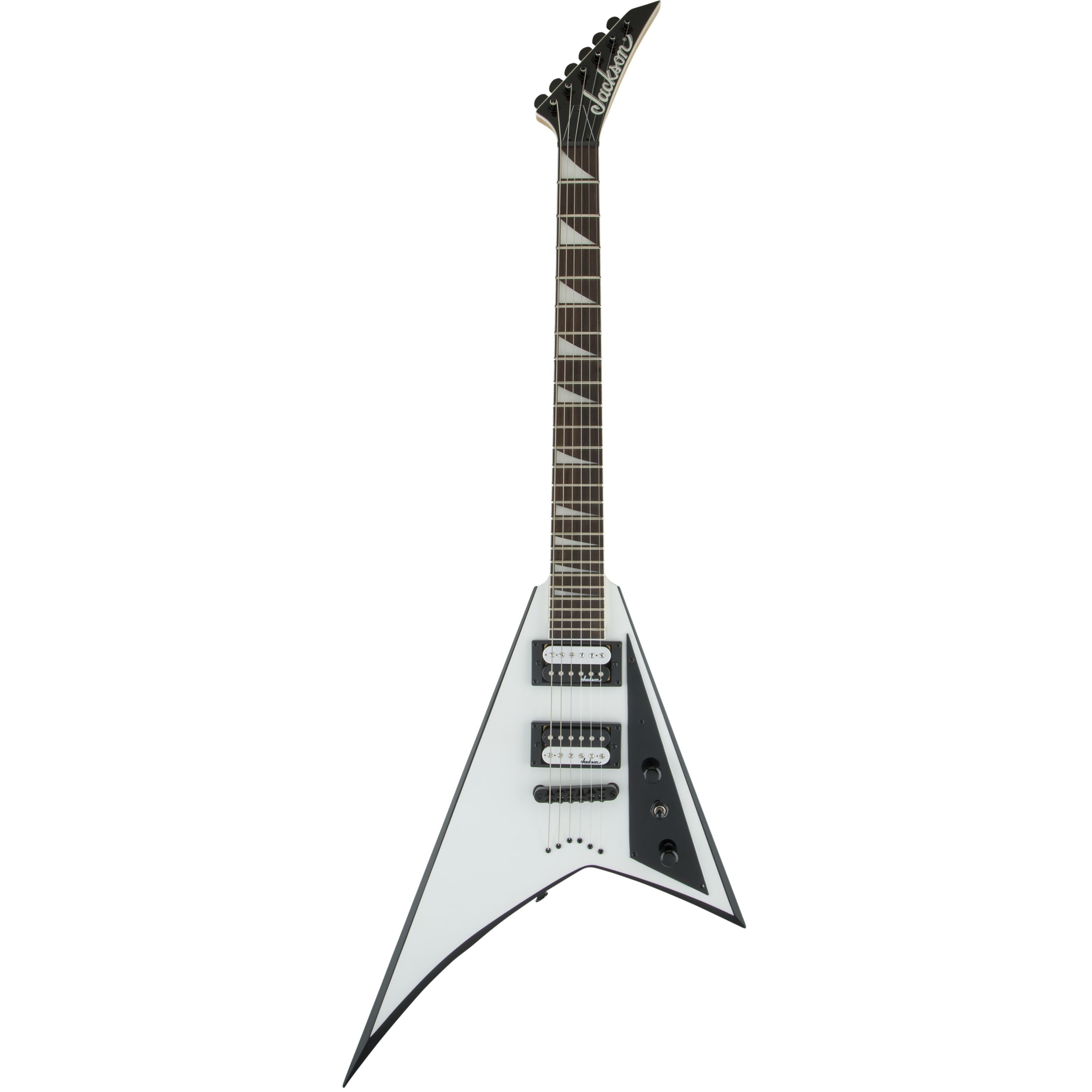 Jackson E-Gitarre, E-Gitarren, Andere Modelle, JS32T Rhoads White w/ Black Bevels - E-Gitarre