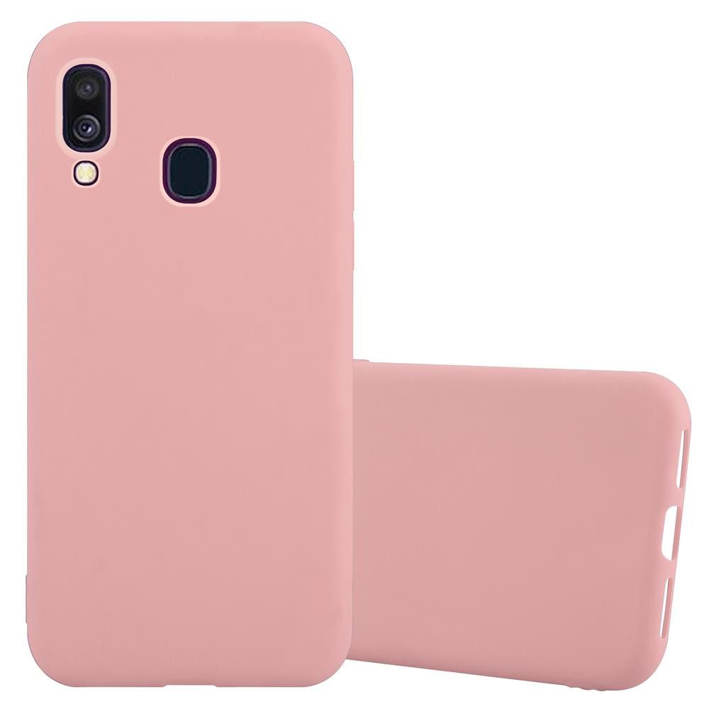 Cadorabo Handyhülle für Samsung Galaxy A40 Hülle Samsung Galaxy A40, Flexible TPU Silikon Handy Schutzhülle - Hülle - ultra slim