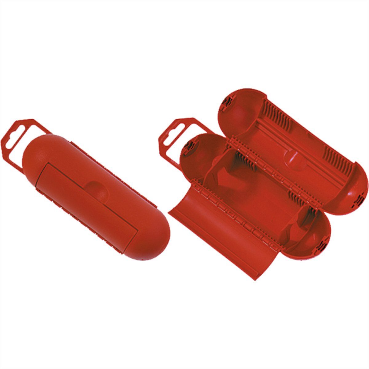 Bachmann Kabelsafe rot Steckdosenleiste, große Ausführung alle Stecker (IP44)