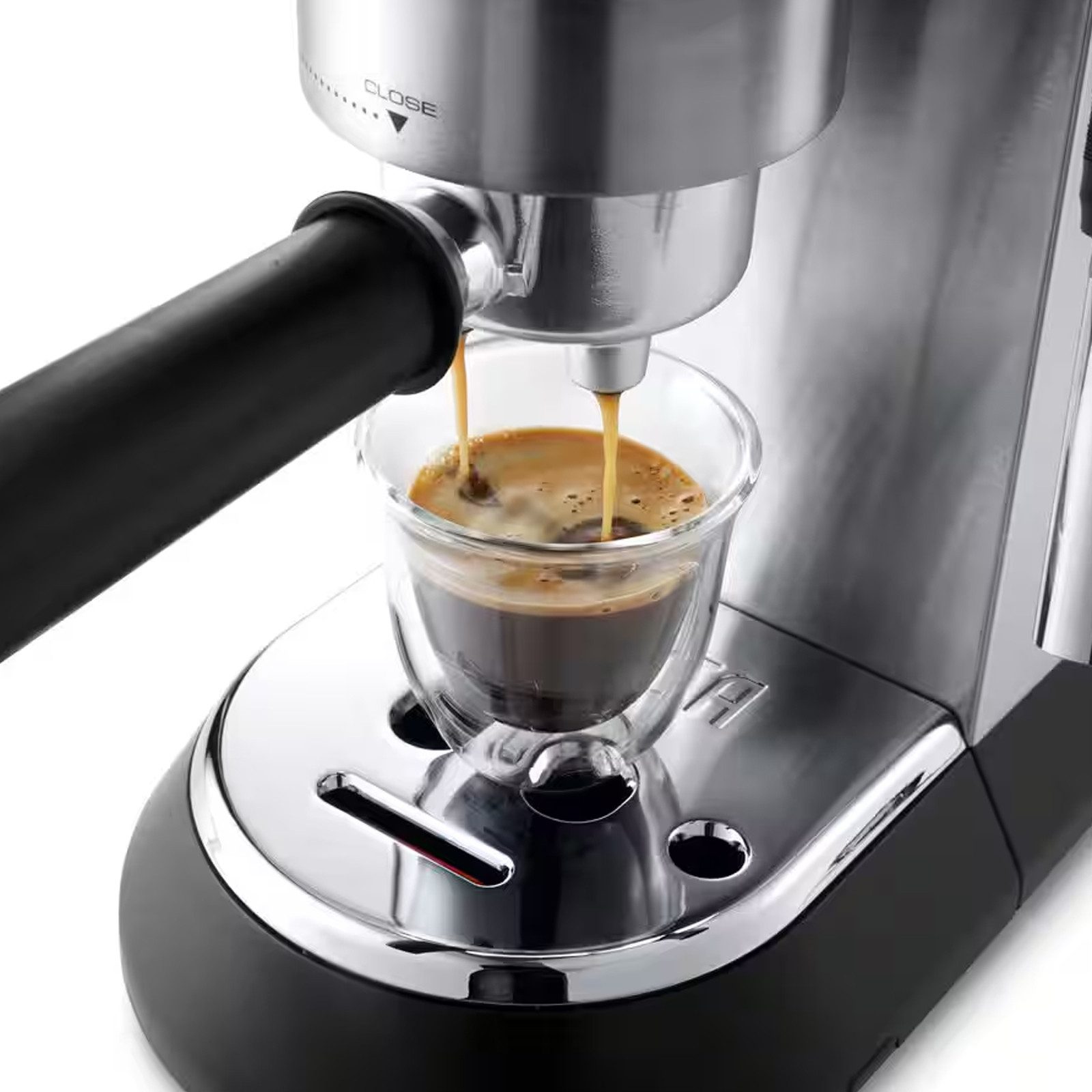 De'Longhi Siebträgermaschine EC885.M, 15 bar, Milchschaumdüse, Barista, Tamper, Milchkännchen