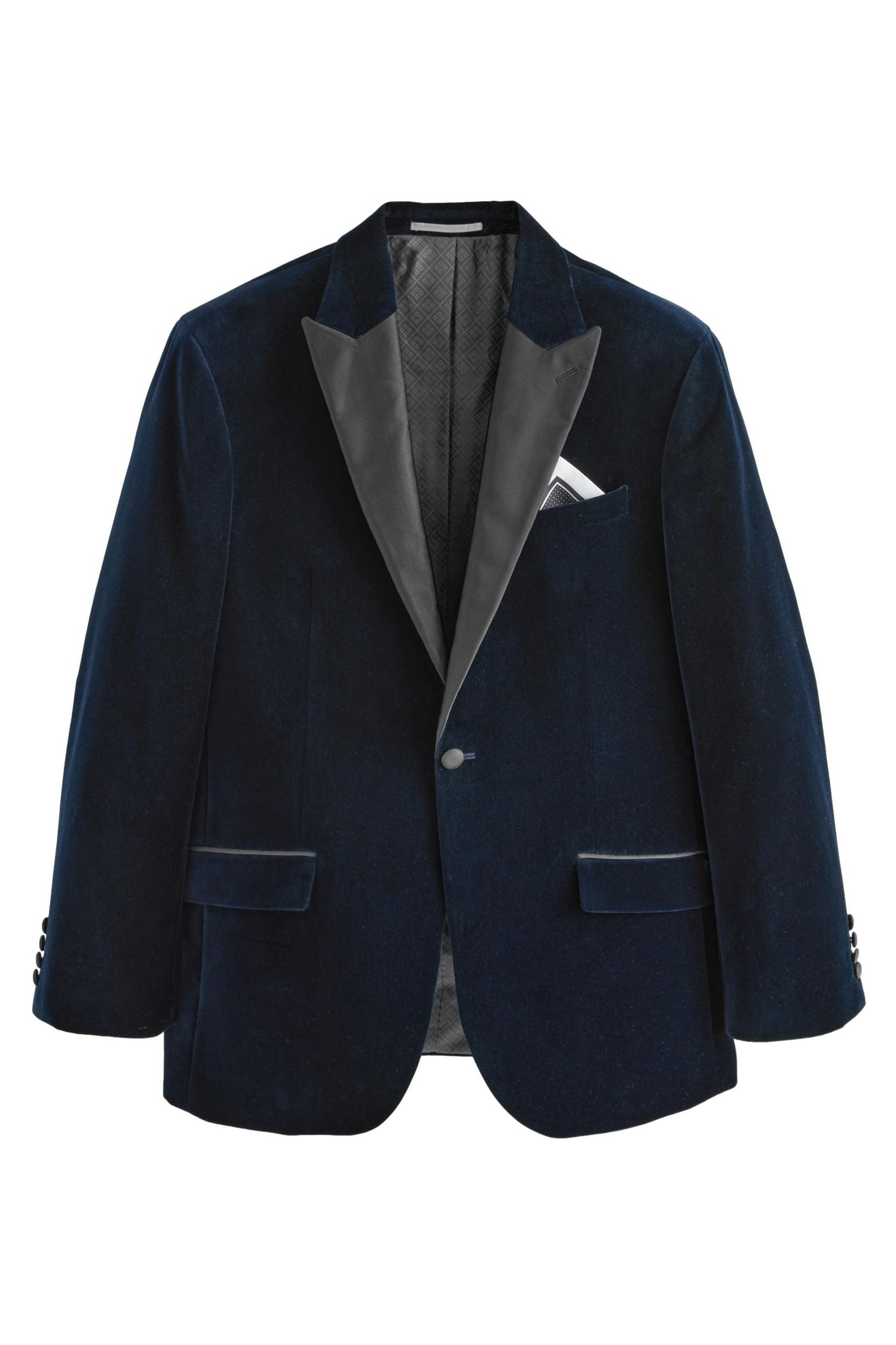 Sakko Signature Samt-Blazer aus italienischem Stoff