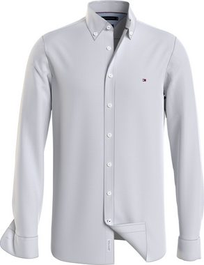 Tommy Hilfiger Langarmhemd FLEX DOBBY SF SHIRT mit Knopfleiste