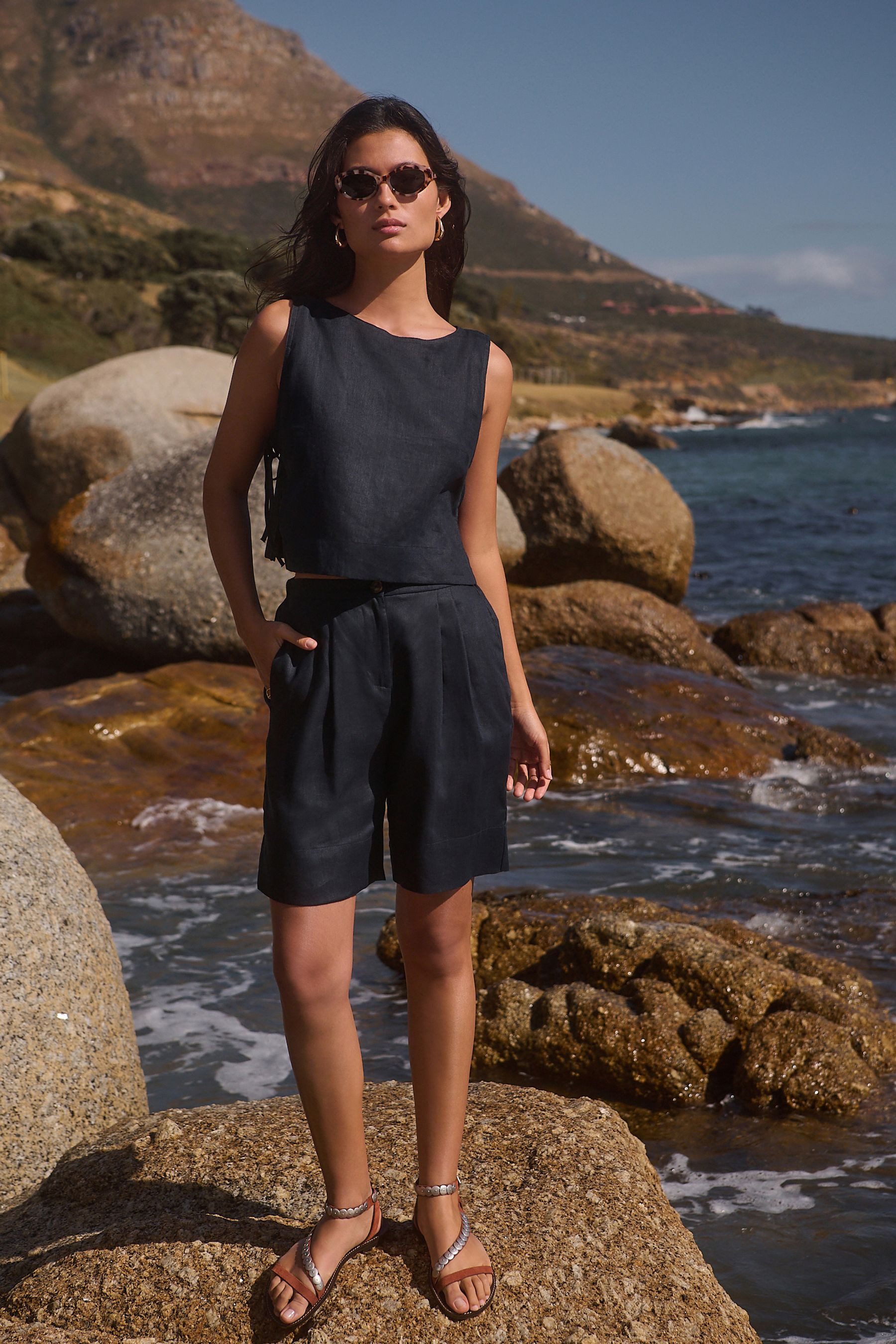 Next Shorts Bermuda-Shorts aus 100 % Leinen günstig online kaufen