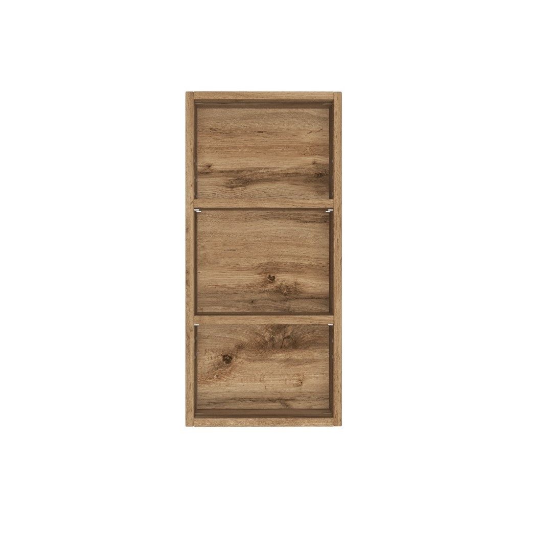 HELD MÖBEL Hängeregal aus MDF in wotaneiche mit 2 Einlegeböden, B/H/T: 30x64x18 cm