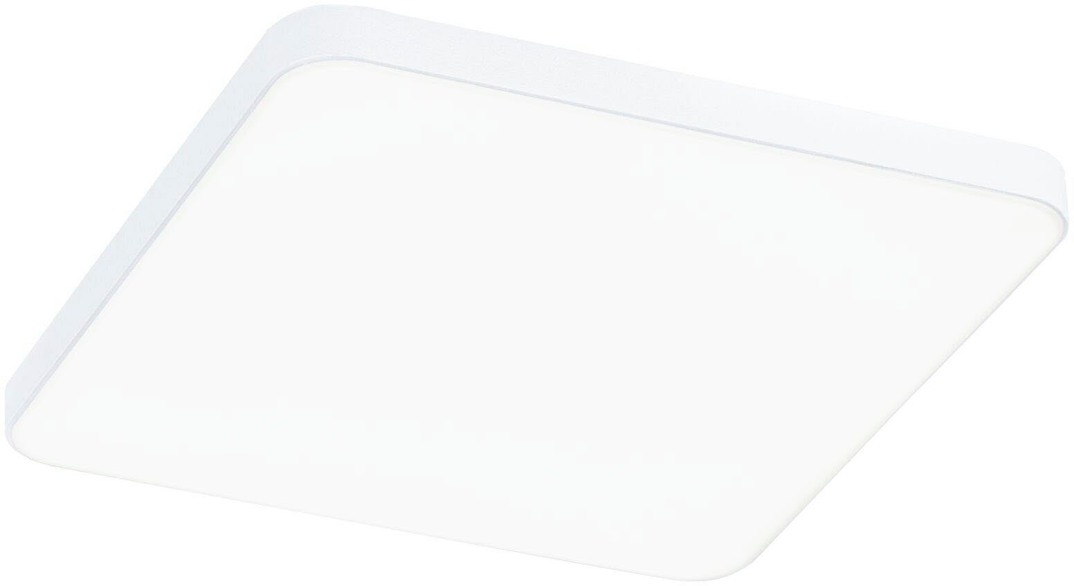 integriert, LED fest 4000K eckig Edge Veluna Weiß, 120x120mm 650lm IP44 Paulmann Einbaupanel Neutralweiß, VariFit 4000K 120x120mm eckig IP44 Weiß LED 650lm LED Einbauleuchte