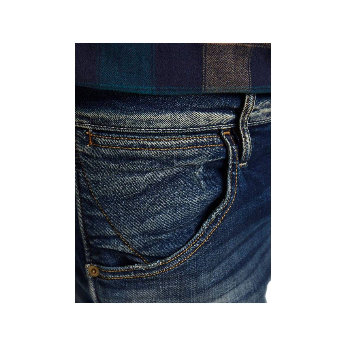 Jones (1-tlg) & 5-Pocket-Jeans Jack blau
