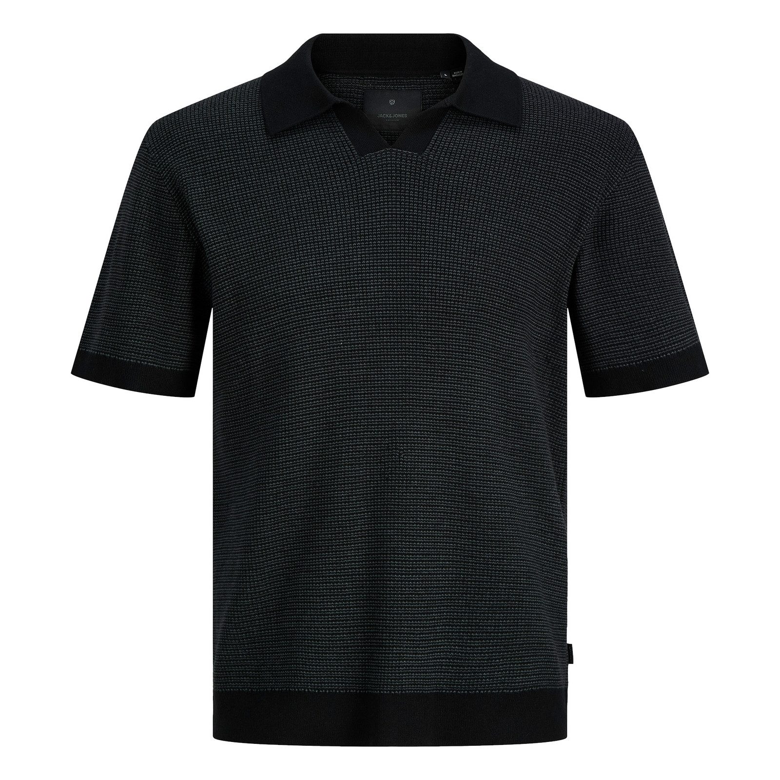 Jack & Jones Poloshirt Blahudson Knit Split Neck mit Splitneck-Ausschnitt