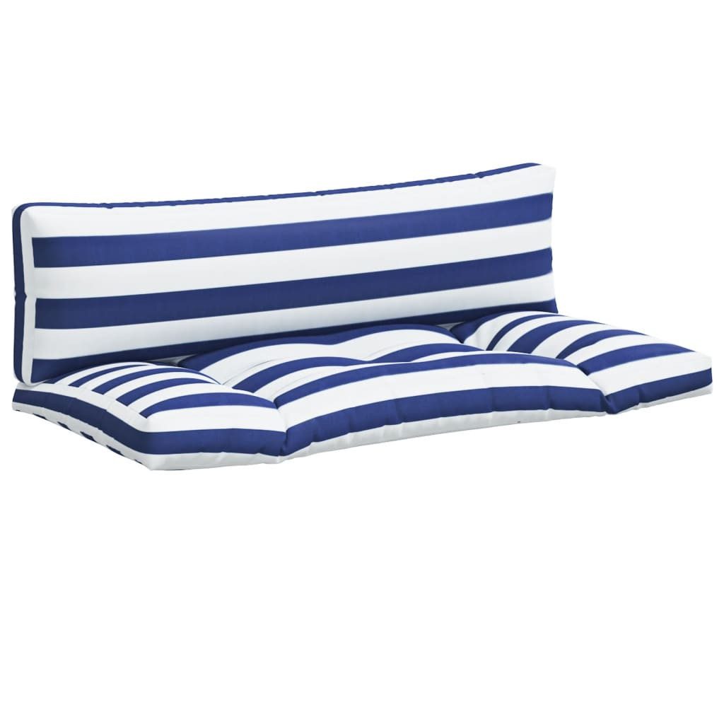 vidaXL Sitzauflage Palettenkissen 2 Stk. Blau günstig online kaufen