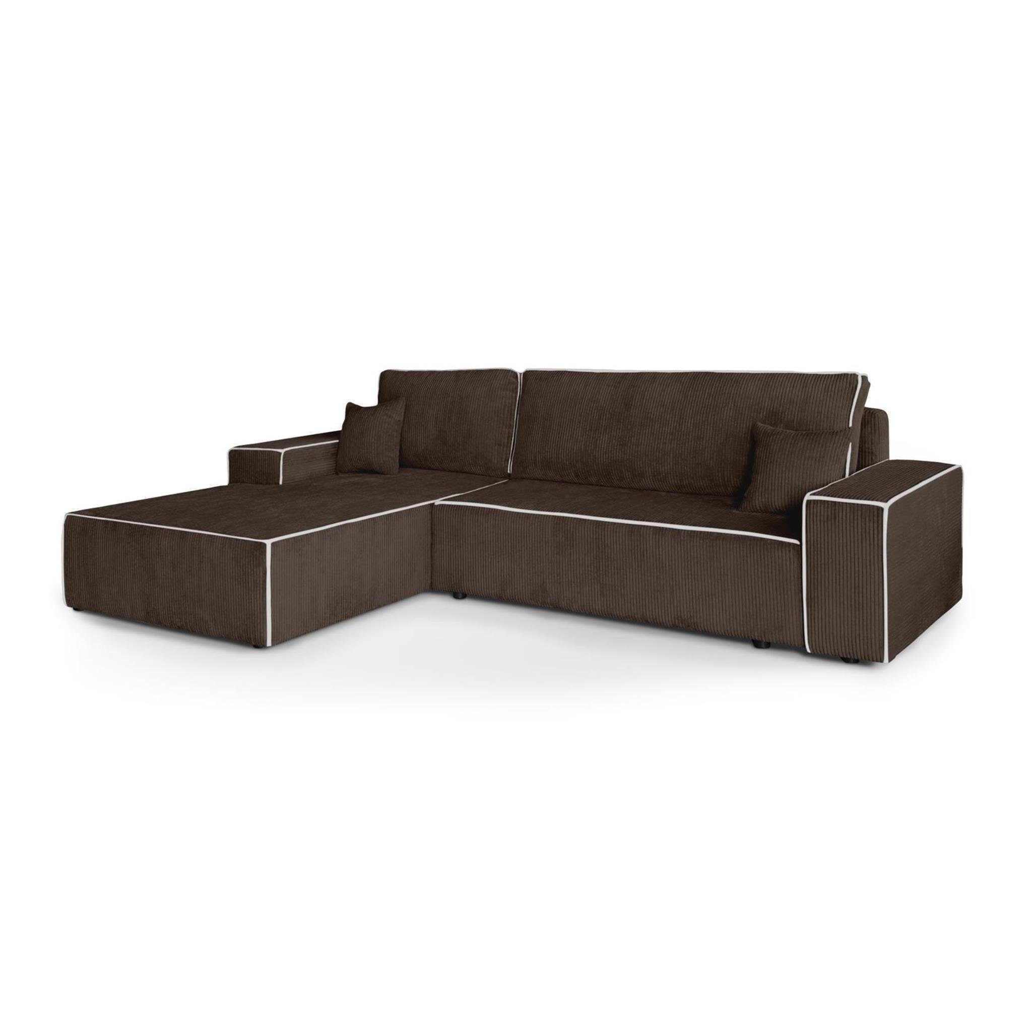 Beautysofa Ecksofa ERNI, inkl. Schlaffunktion, Bettkasten, günstig online kaufen
