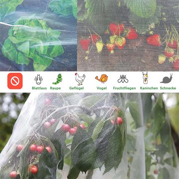 yozhiqu Tiersicherheitsnetz Landwirtschaftliche Netze zum Schutz von Traubenstöcken, Kann das Eindringen von Blattläusen, Weißen Fliegen, Fruchtfliegen