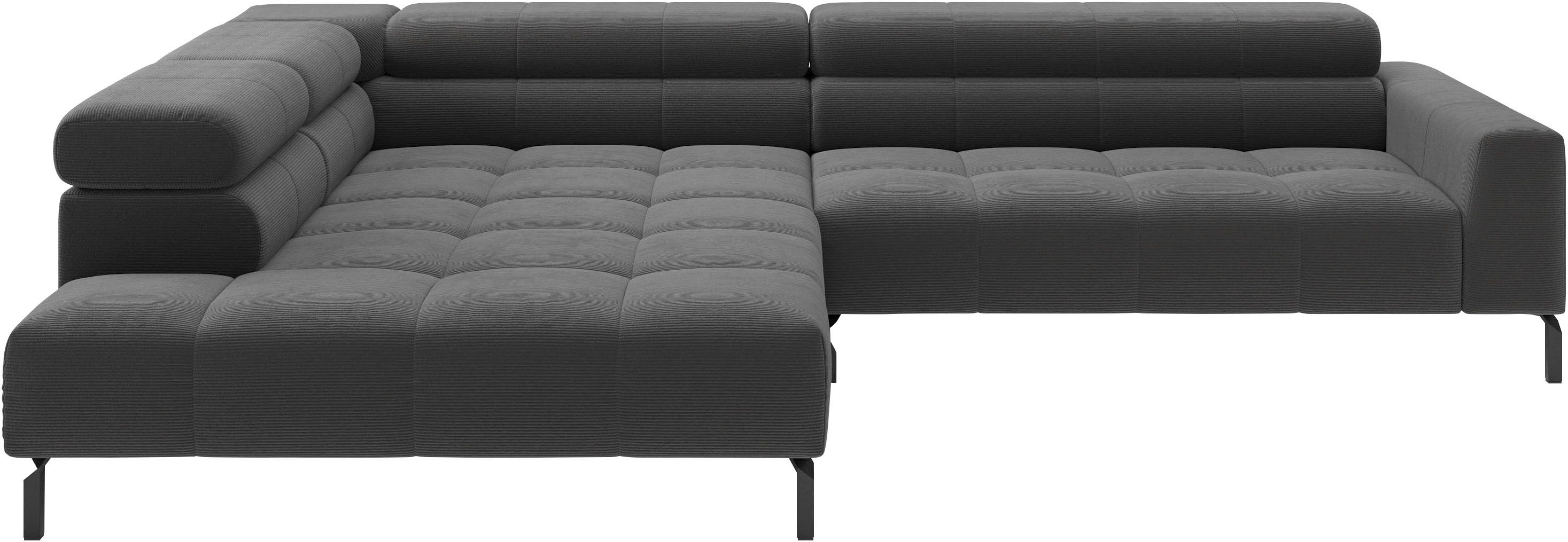 Home affaire Ecksofa Claya, 311 cm breit, L-Form, inkl. Kopfteilverstellung, wahlweise elektrischer Sitzvorzug