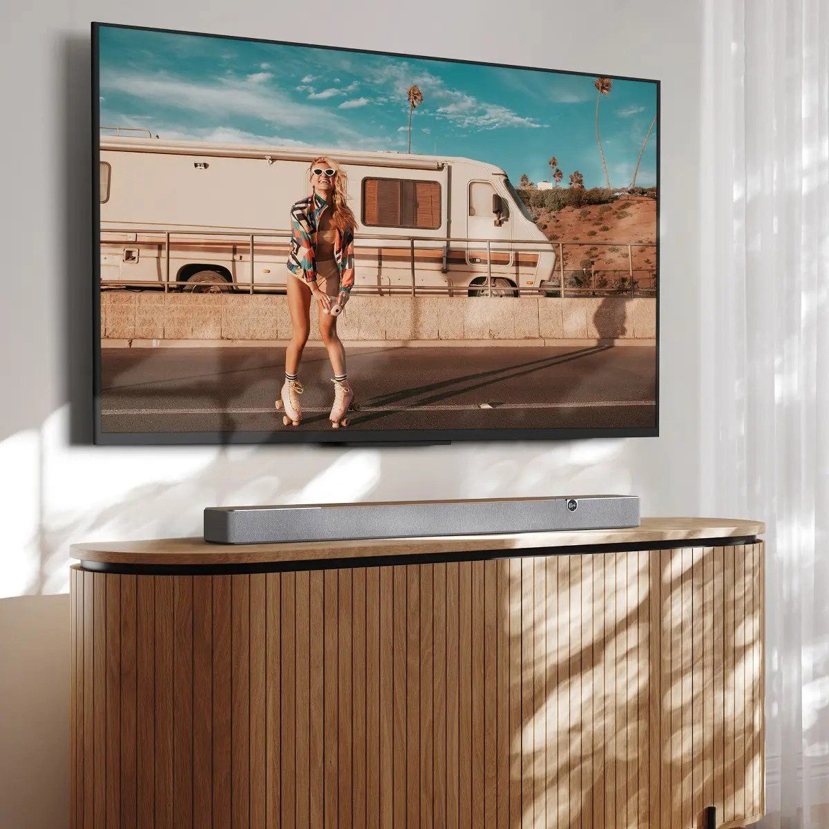 Klipsch Flexus XCORE 200 3.1.2 Dolby Atmos Soundbar, Walnuss Soundbar