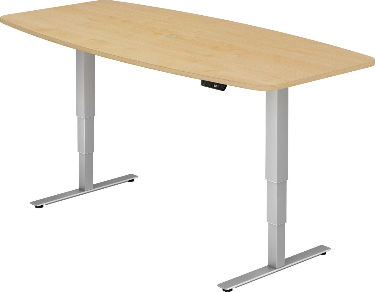 HAMMERBACHER Konferenztisch Konferenztisch 220x103/83cm elektr. höhenverstellbar Memoryschalter Ah