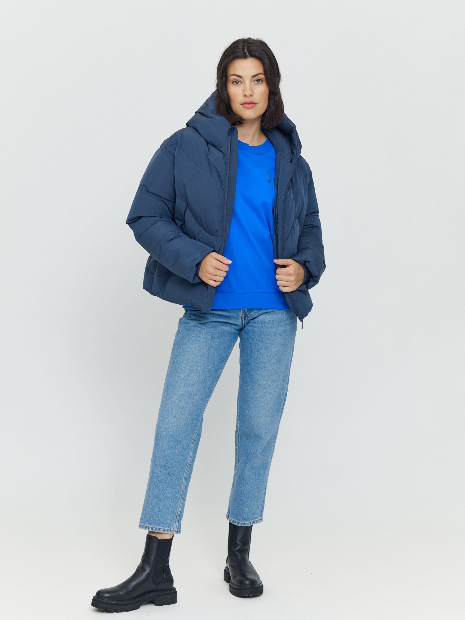 MAZINE Winterjacke Dana blue Jacket Puffer gefüttert warm night