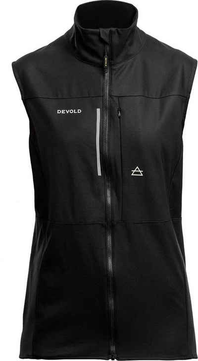 Devold Laufjacke RUNNING MERINO VEST WMN Damen Lauf-Weste schwarz