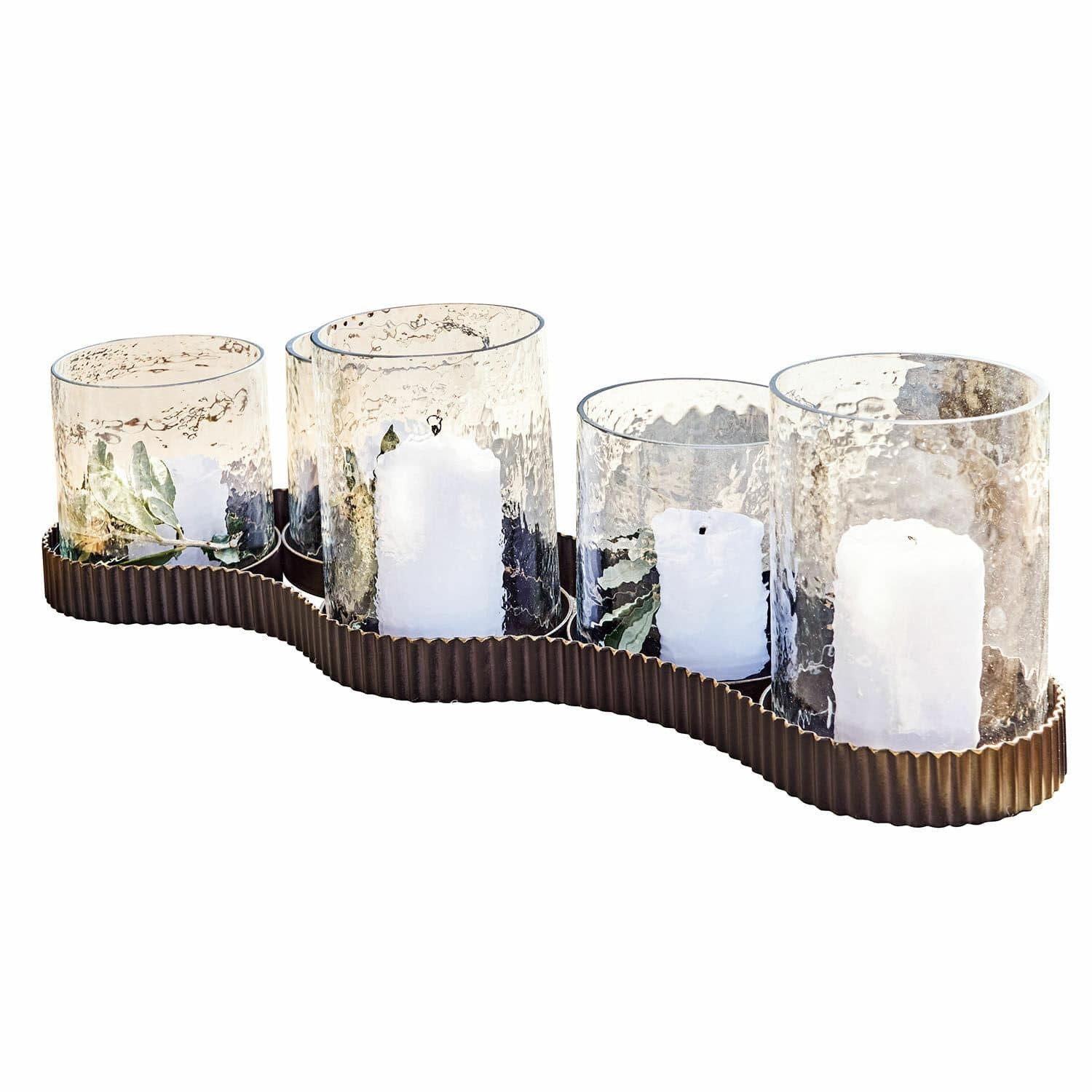 Mirabeau Windlicht Windlicht Méridienn antikschwarz/klar günstig online kaufen