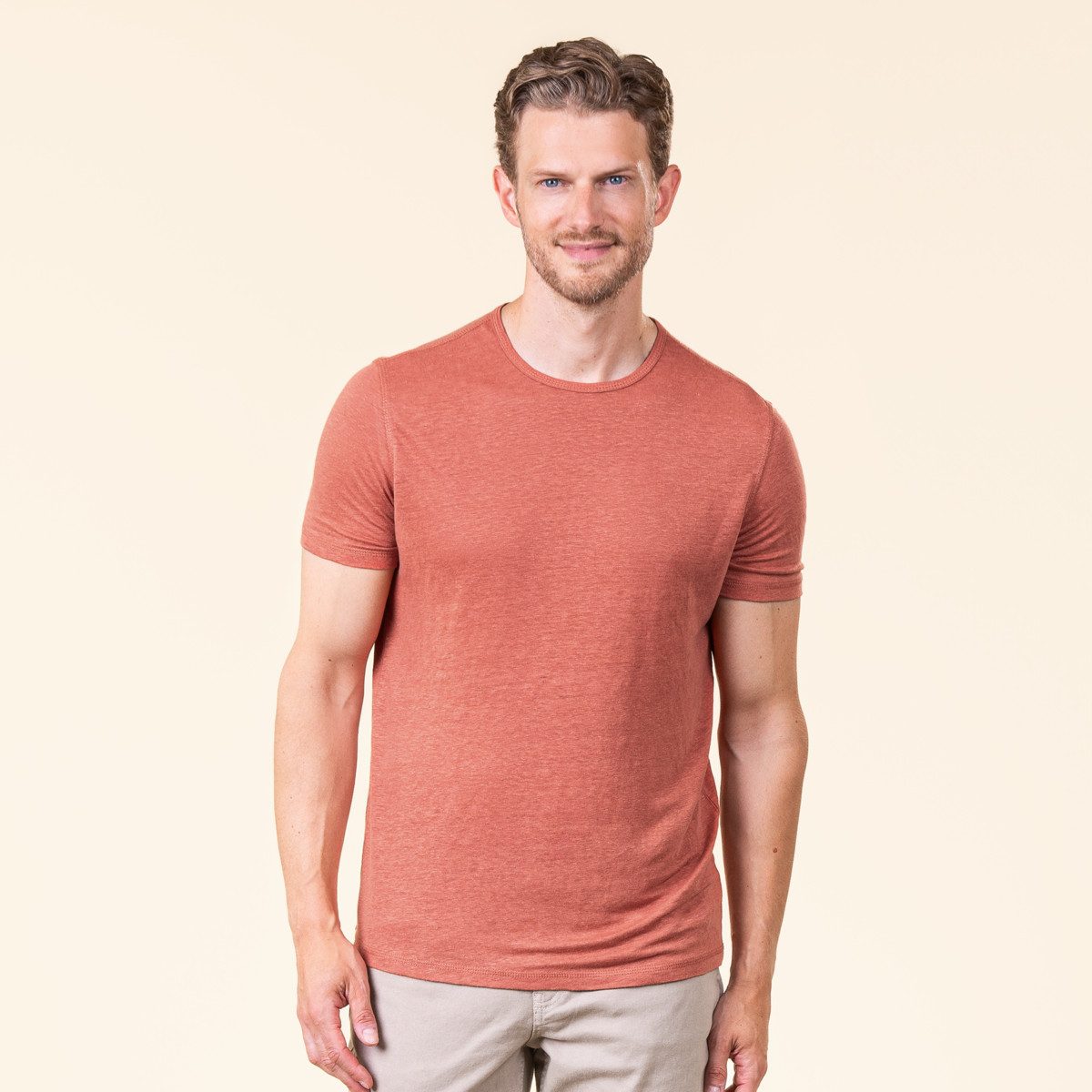 LIVING CRAFTS T-Shirt ANDY GOTS zertifiziert