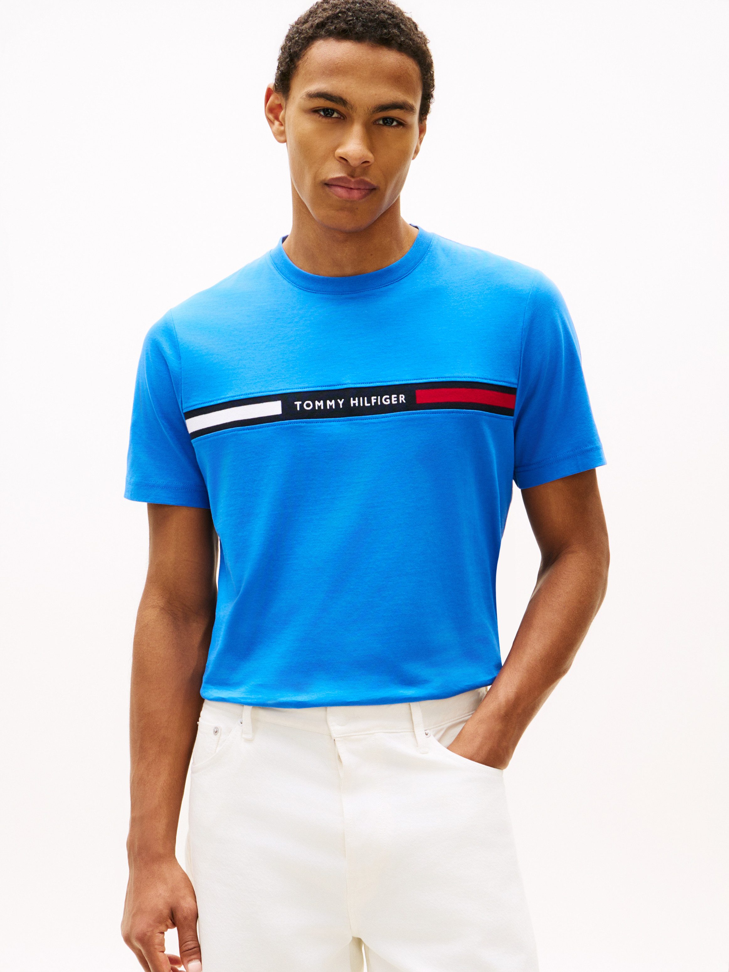 Tommy Hilfiger T-Shirt HILFIGER CHEST INSERT günstig online kaufen
