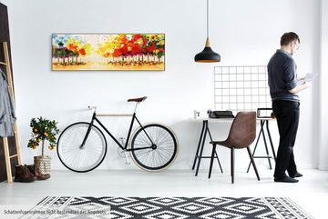 KUNSTLOFT Gemälde Voice of Freedom 150x50 cm, Leinwandbild 100% HANDGEMALT Wandbild Wohnzimmer