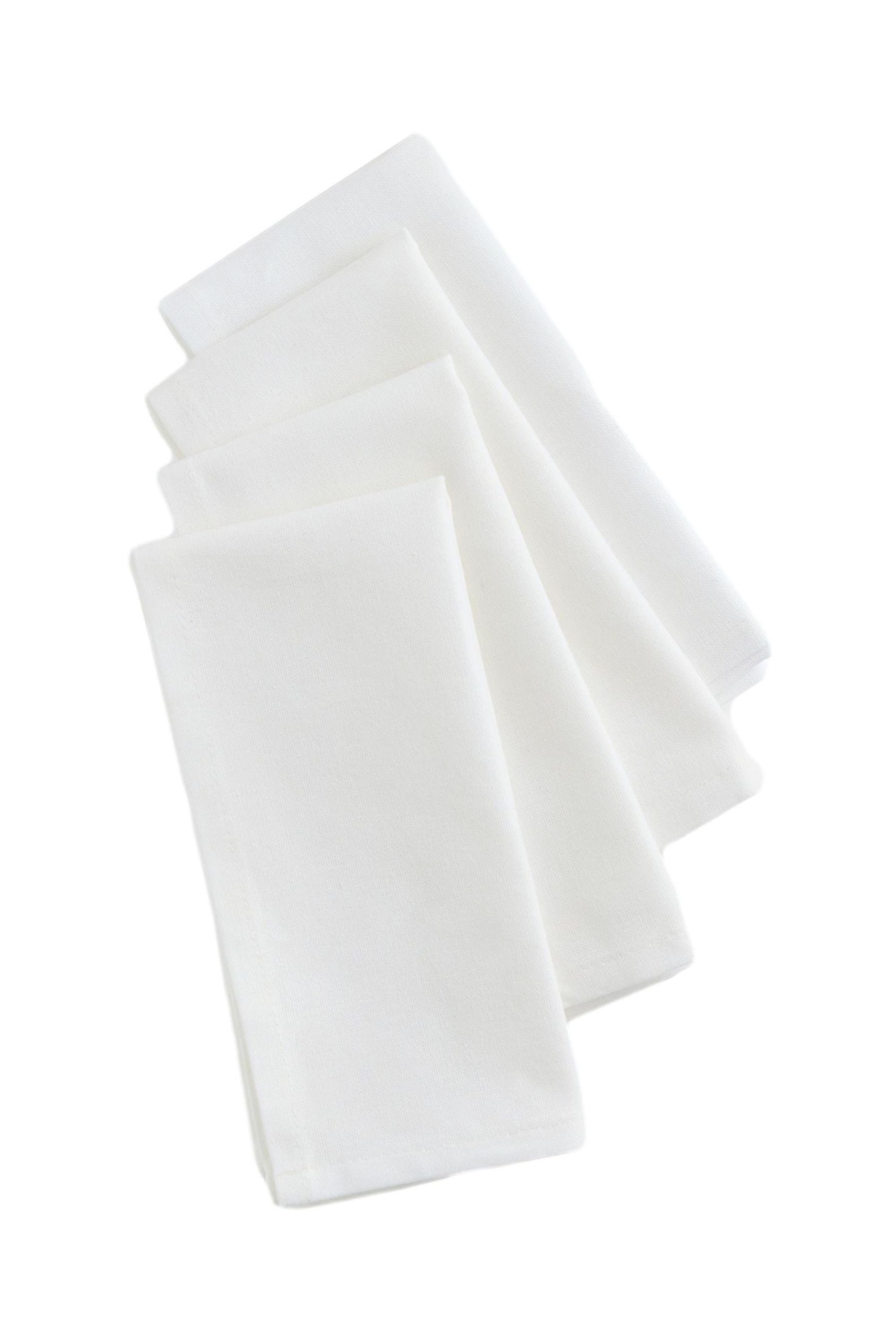 Next Stoffserviette Baumwollservierten, 4er-Set, (4 St)