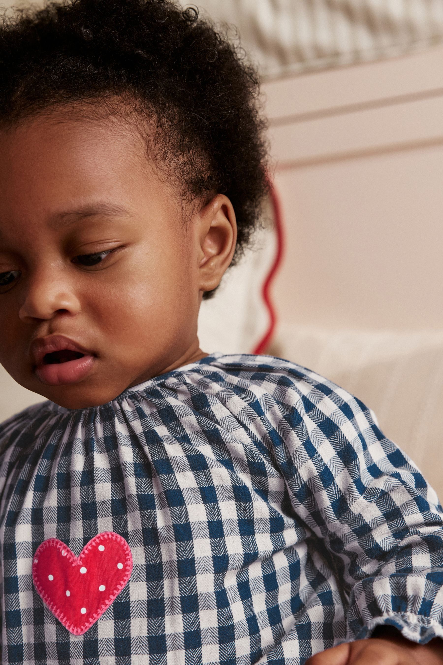 Next Blusenkleid Baby Langärmeliges Kleid mit Höschen (2-tlg)