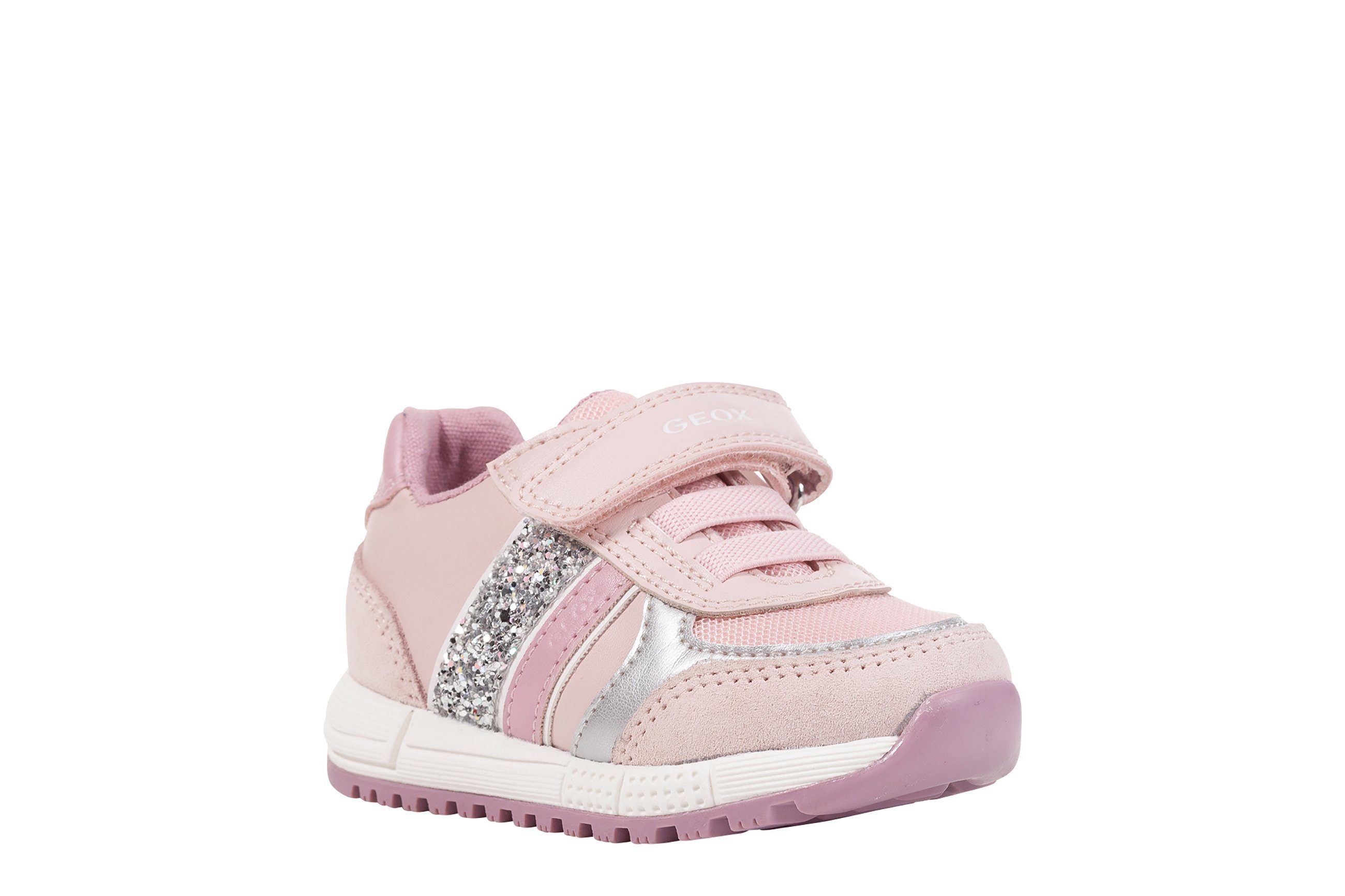 Geox Sneaker Rosa (LT ROSE/SILVER)